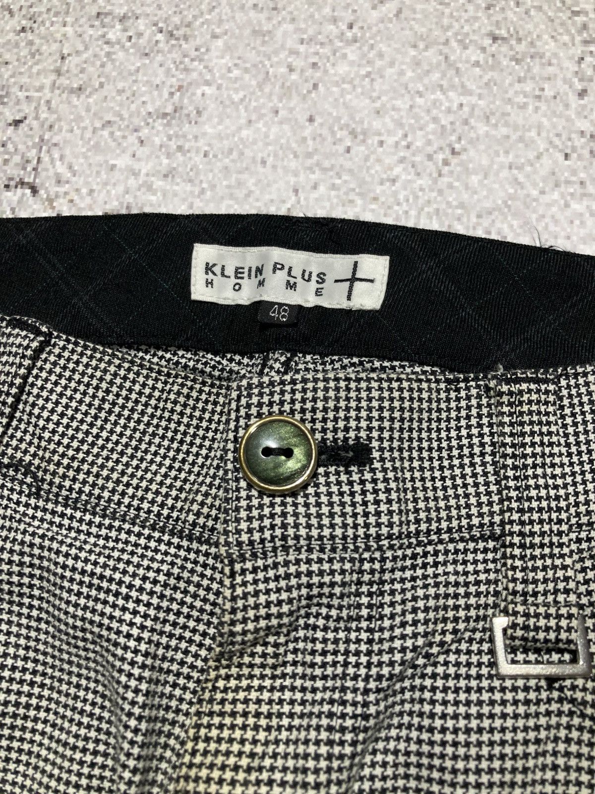 Japanese Brand 2000s Klein Plus Homme Hickory Pants Punk Lgb Style Size US 32 / EU 48 - 16 Thumbnail
