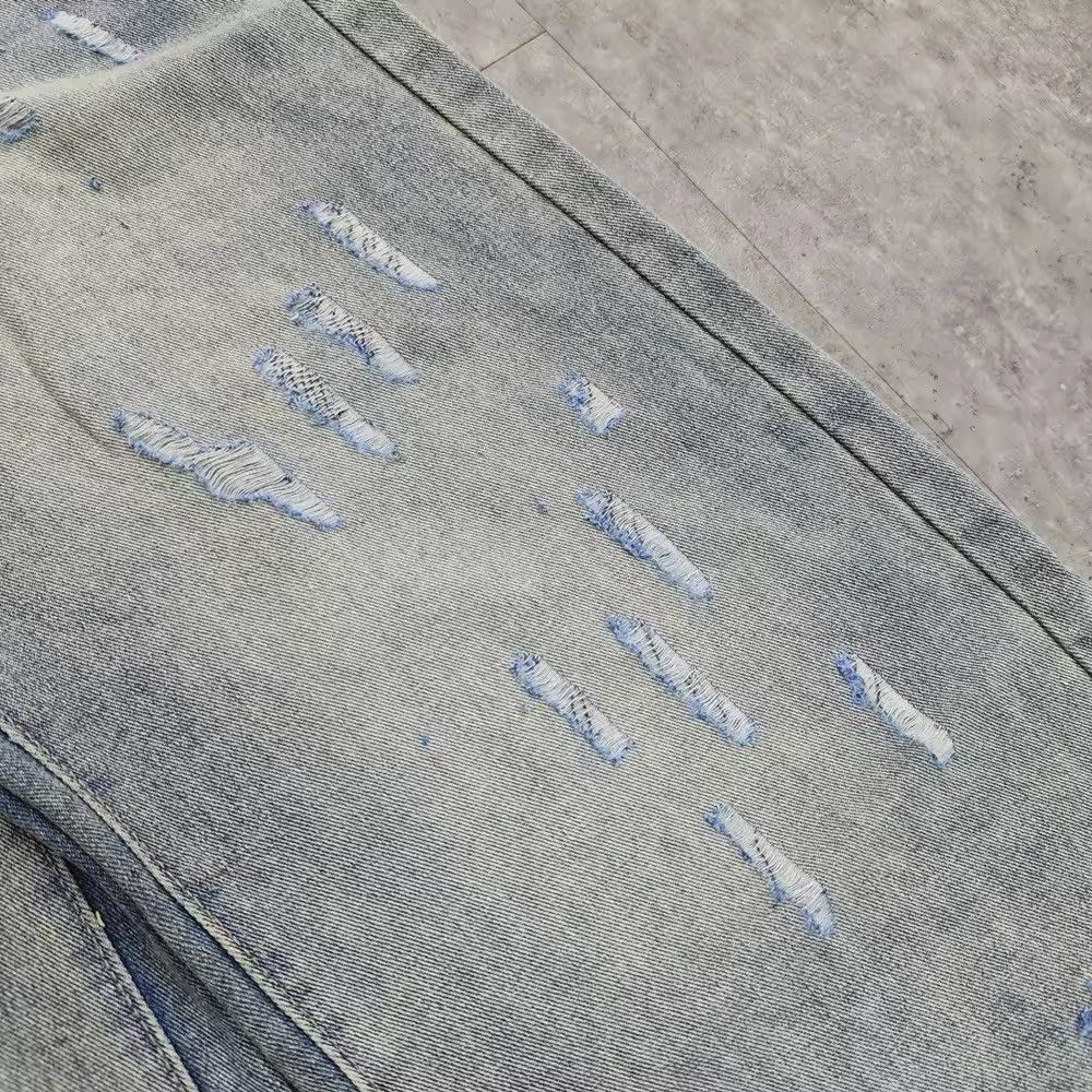 Jean × Vintage Retro Washed Blue Baggy Denim Size US 31 - 8 Thumbnail