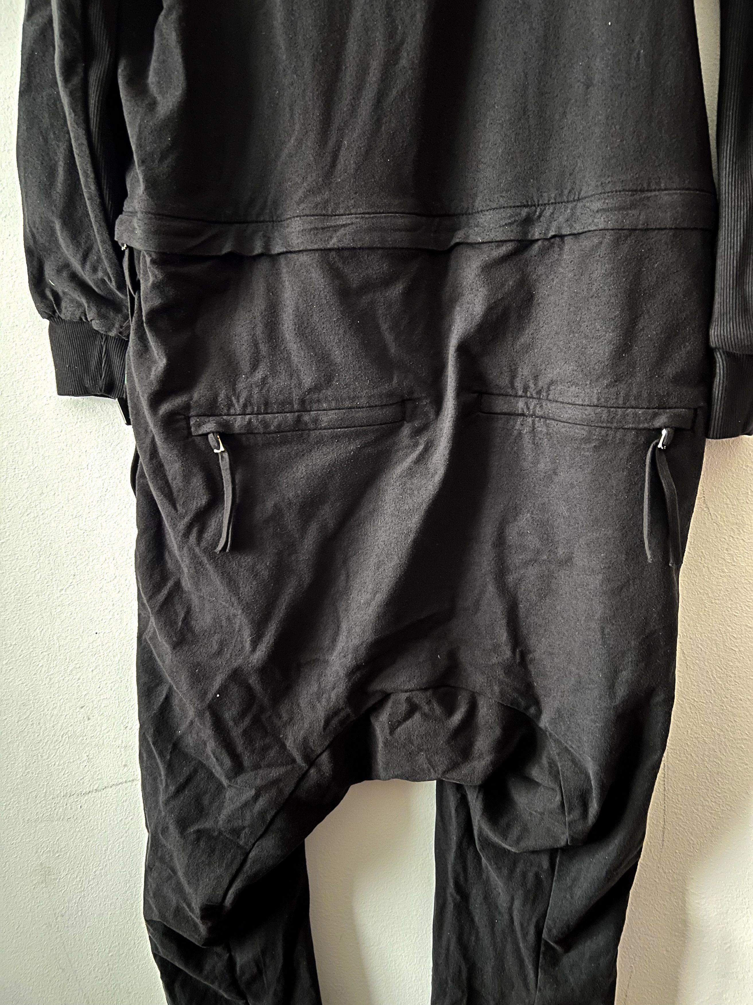 Boris Bidjan Saberi Black Overall 2 Jumpsuit Size US 32 / EU 48 - 11 Thumbnail