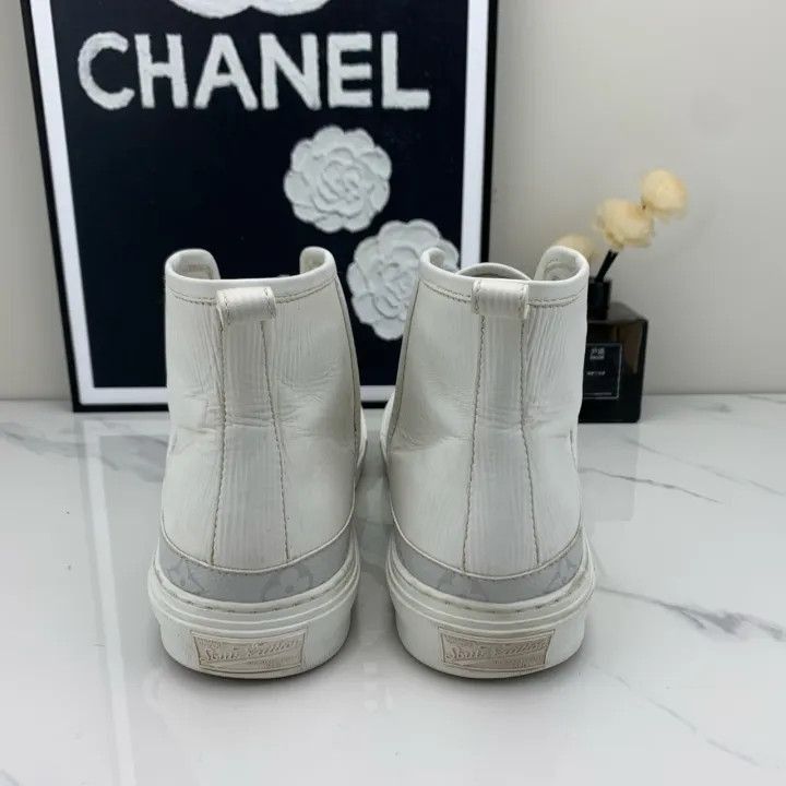 Louis Vuitton Louis Vuitton High Top Canvas Sneakers -2508 Size US 8 / EU 41 - 2 Thumbnail