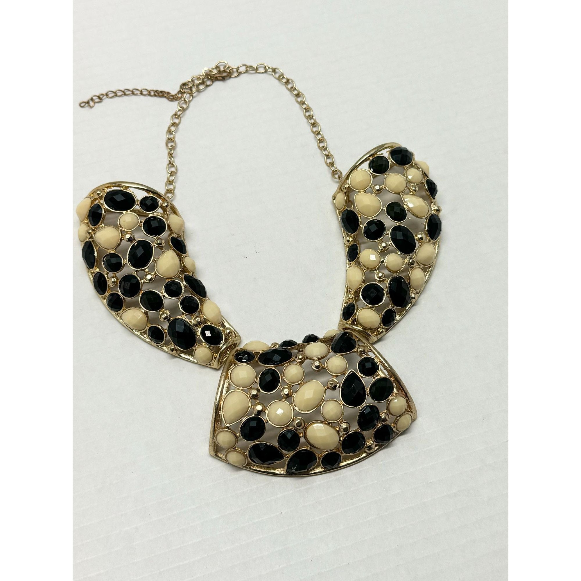Vintage Vintage large jeweled collar necklace Size ONE SIZE - 3 Thumbnail