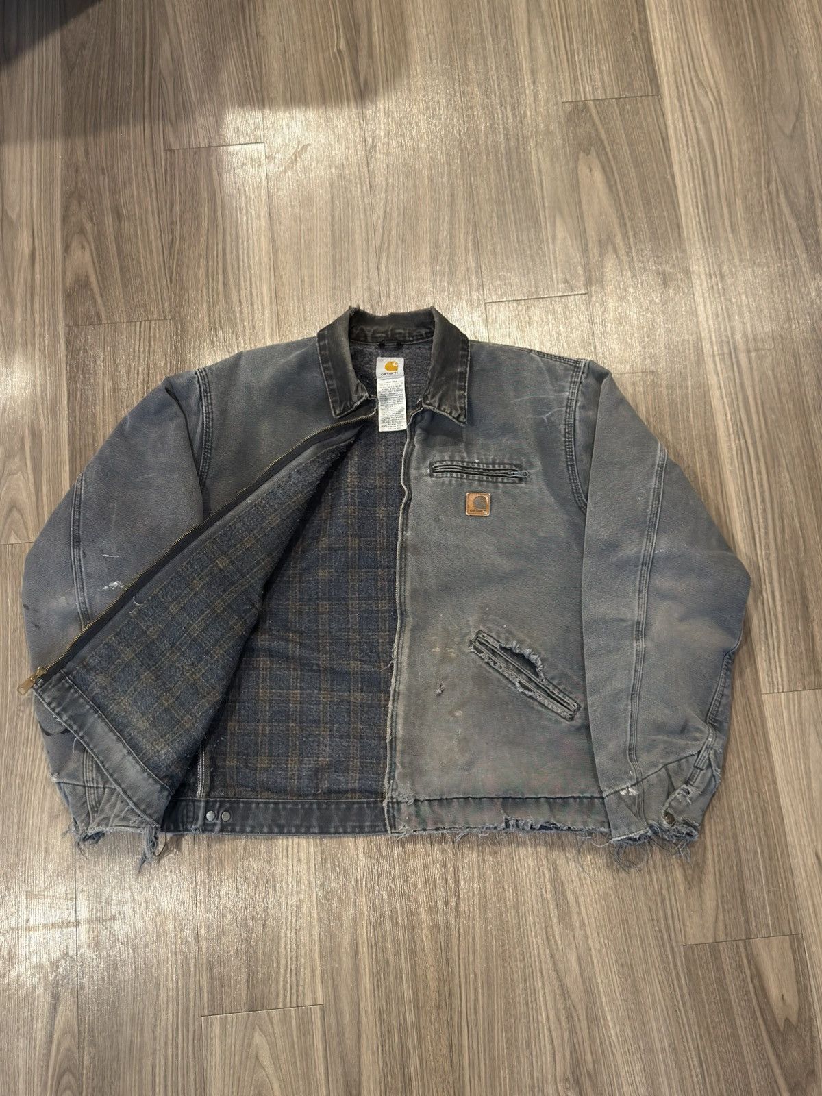 Carhartt J97 PTL Distressed Detroit Jacket Size US XL / EU 56 / 4 - 1 Thumbnail