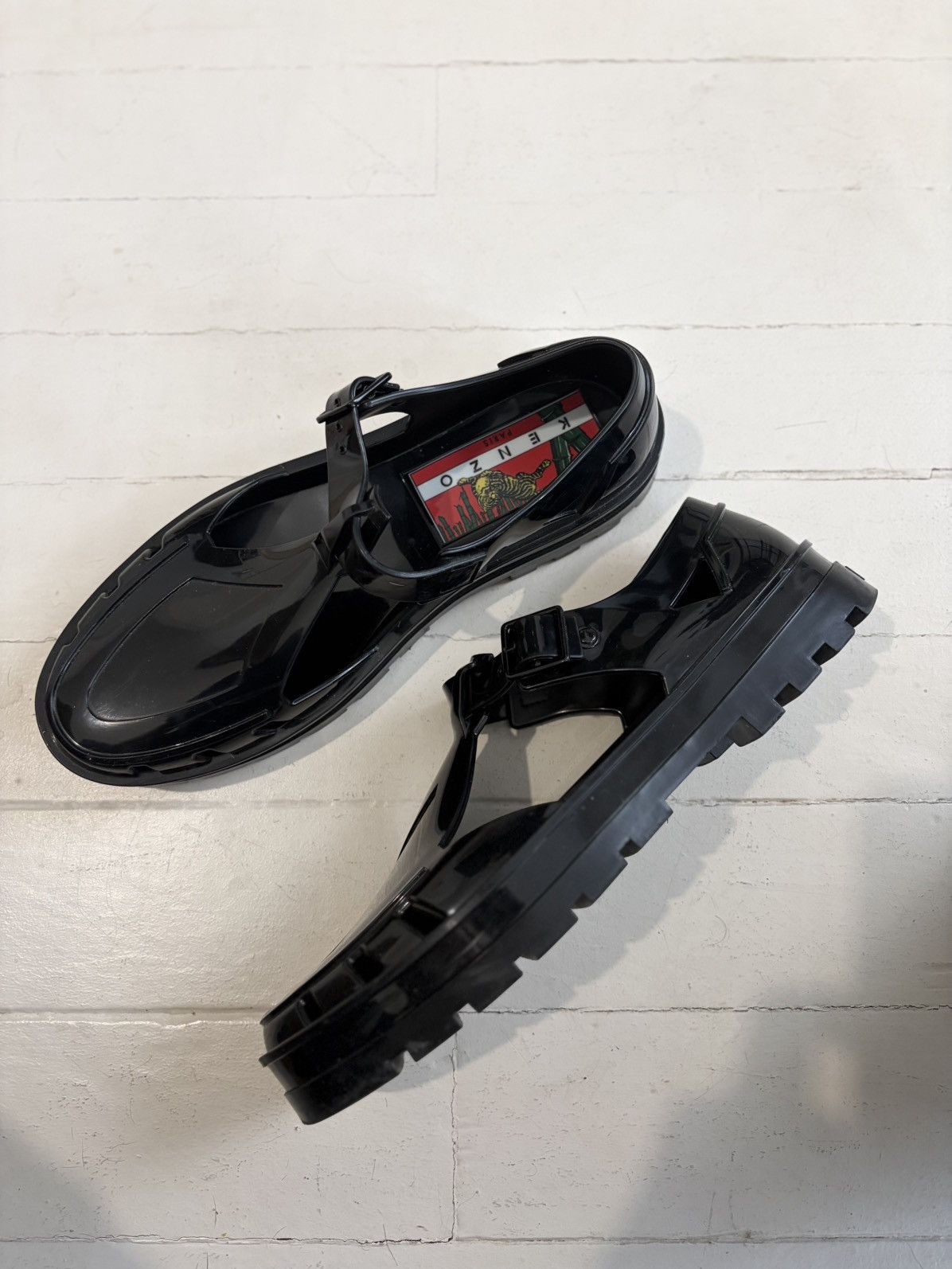 Kenzo Kenzo Rubber Mary Jane Sandals Size US 9 / EU 42 - 1 Thumbnail