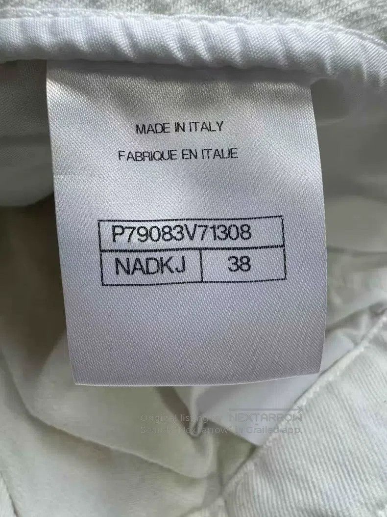 Chanel Chanel 25P white waist double C jeans Size 25" / US 0 / IT 36 - 7 Thumbnail