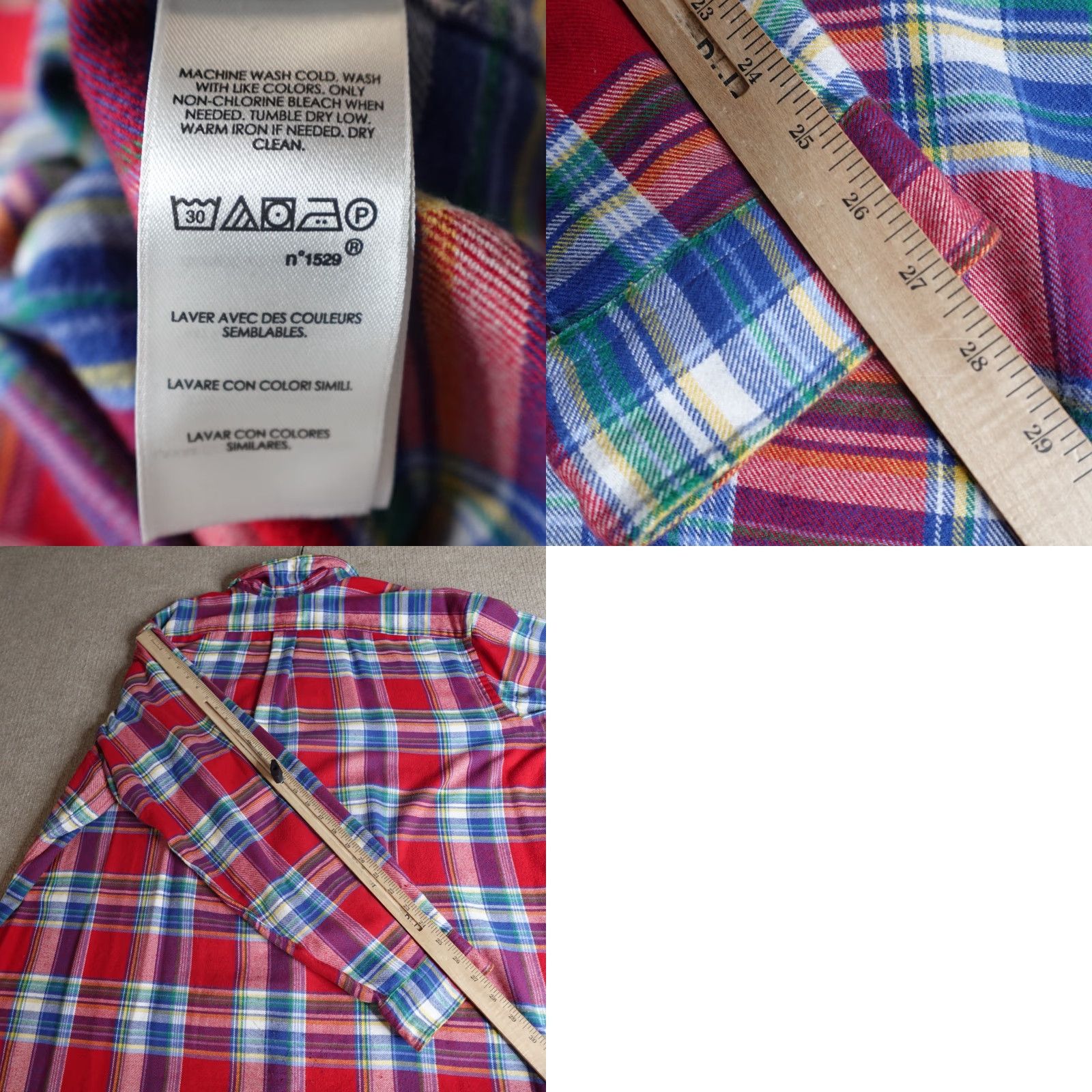 Polo Ralph Lauren Polo Ralph Lauren Shirt 3XLT Red Blue Plaid Performance Flannel Shirt Size US XXL / EU 58 / 5 - 8 Thumbnail