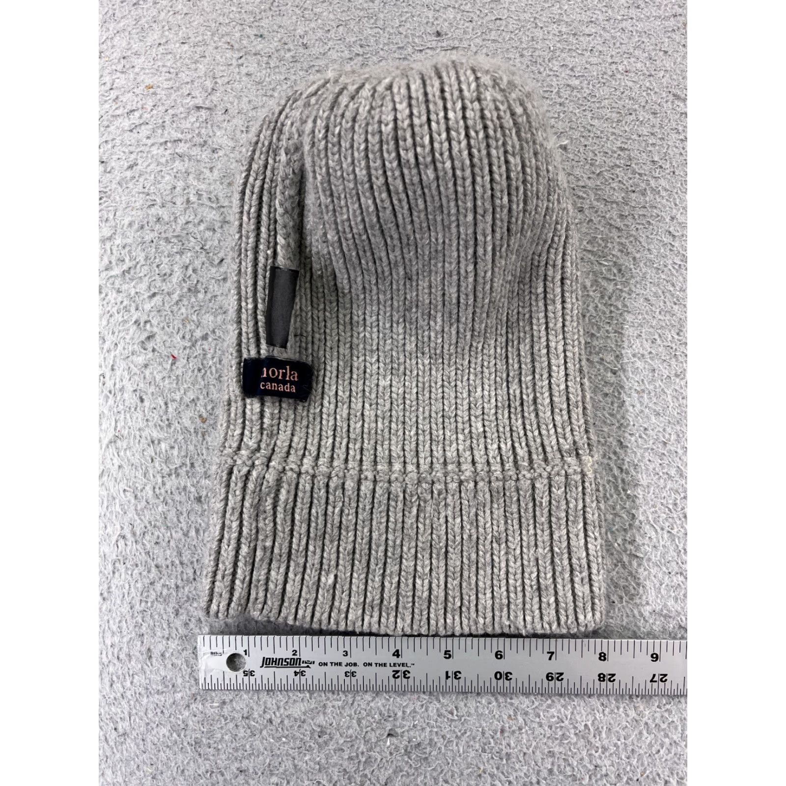 Vintage Norla Canada Beanie Toque Womens One Size Gray Knit Alpaca Wool Blend Ski Pom Hats Size ONE SIZE - 5 Thumbnail