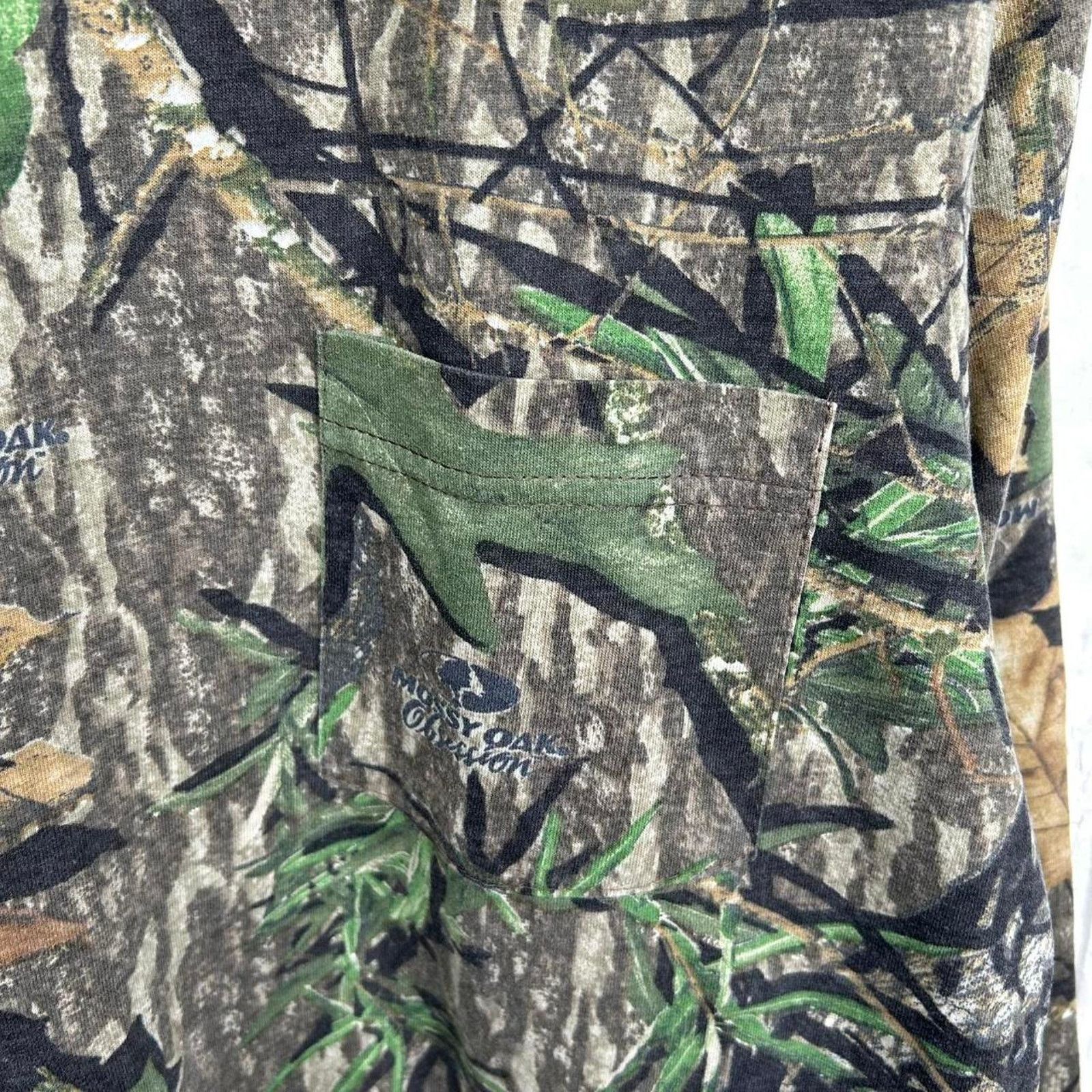 Mossy Oaks Vintage 90’s Mossy Oak Long Sleeve Camo Tee Size X-Large Size US XL / EU 56 / 4 - 4 Thumbnail