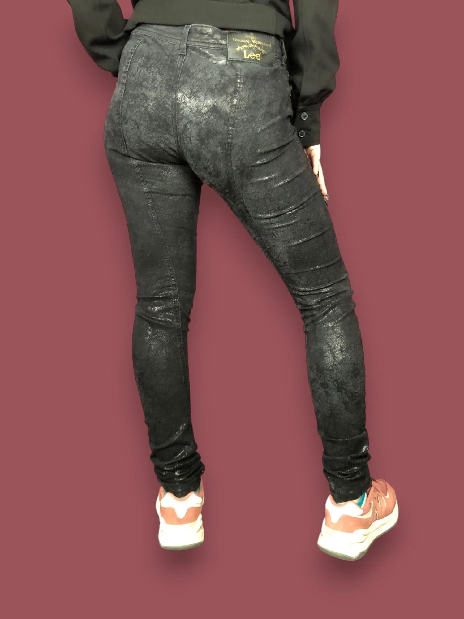 Lee Vivienne Westwood × Lee Shine Skinny Pants - 30 Size 28" / US 6 / IT 42 - 3 Thumbnail