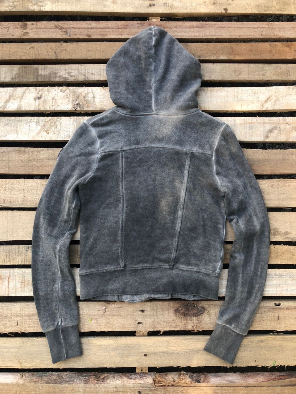 Dolce & Gabbana D&G Dolce and Gabbana Washed Asymmetrical Hoodie Size S / US 4 / IT 40 - 2 Thumbnail