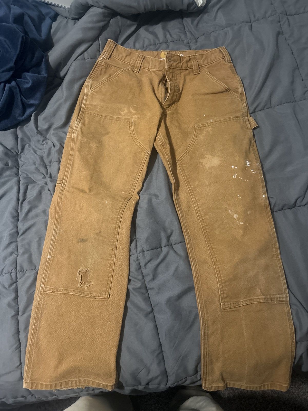 Carhartt Wip Carhartt double knee work pants Size US 30 / EU 46 - 1 Thumbnail