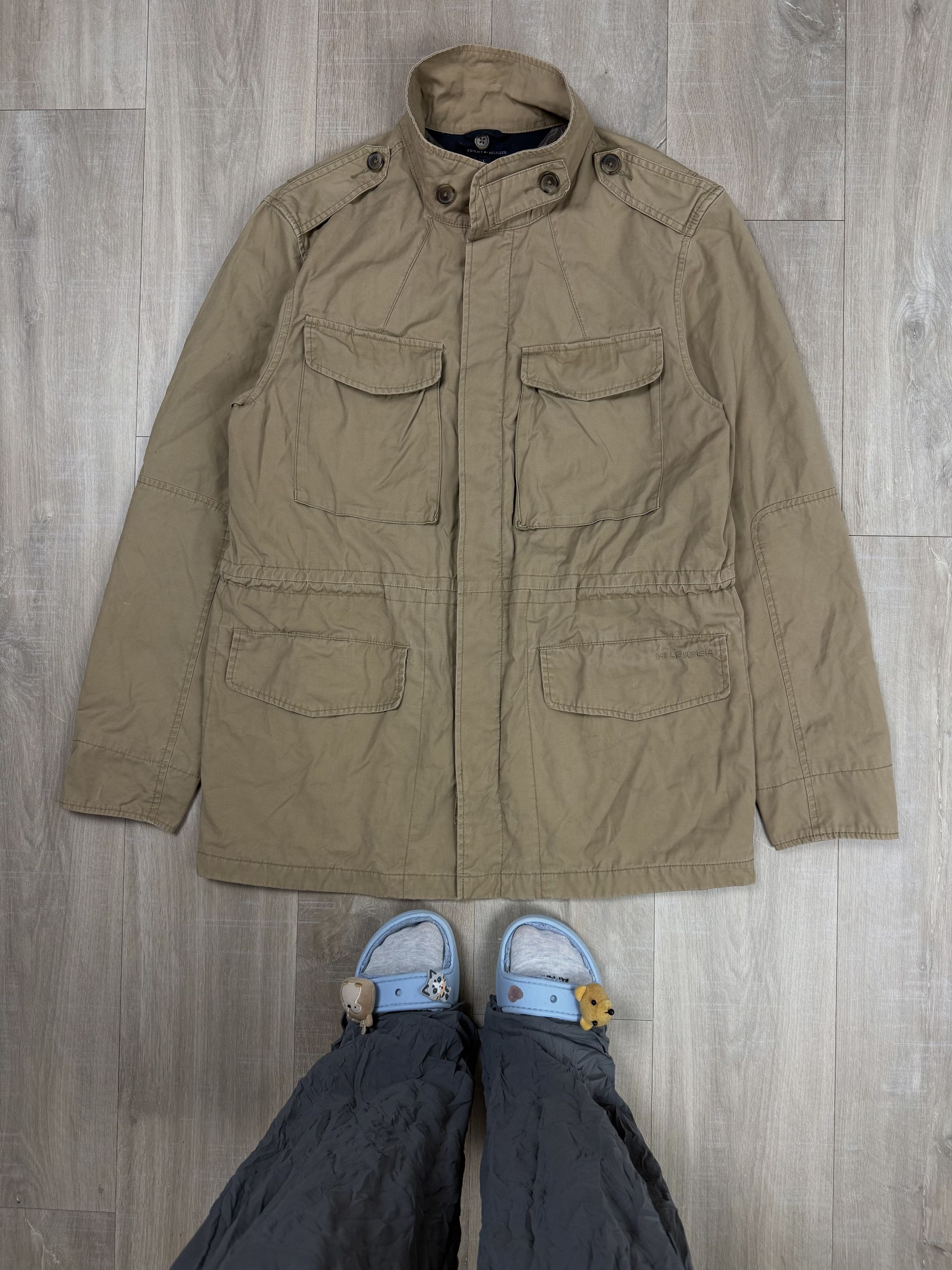 Tommy Hilfiger Vintage Tommy Hilfiger Military Field Jacket Size US L / EU 52-54 / 3 - 1 Thumbnail