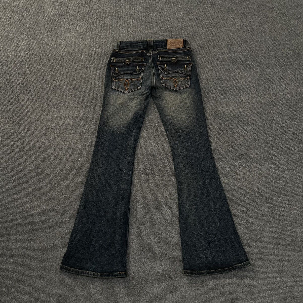 Japanese Brand Womens Flared Denim Jeans Stretch LGB if six was nine y2k Size 30" / US 8 / IT 44 - 11 Thumbnail