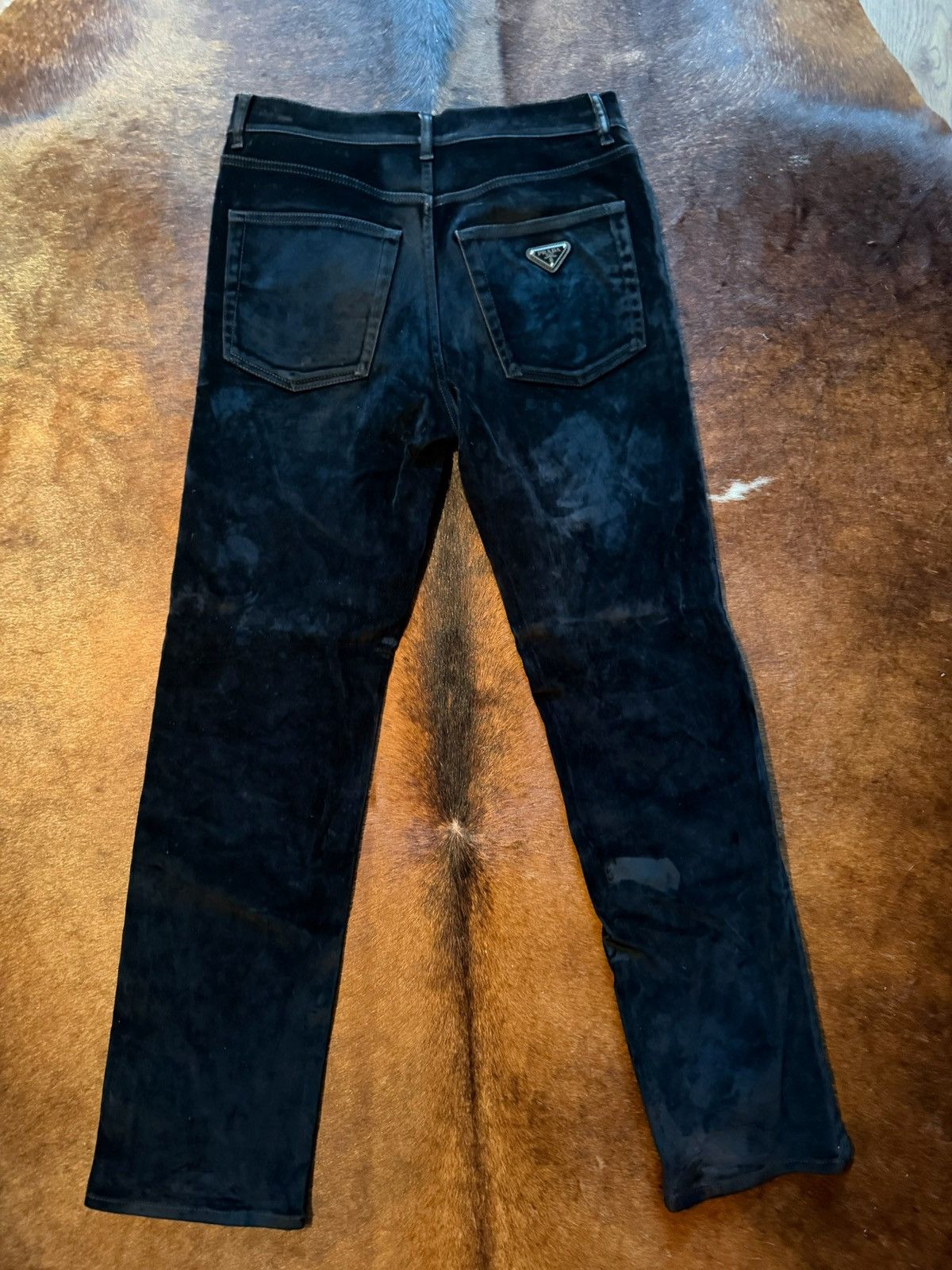 Prada Velvet 5 pocket pants Size US 31 - 1 Thumbnail