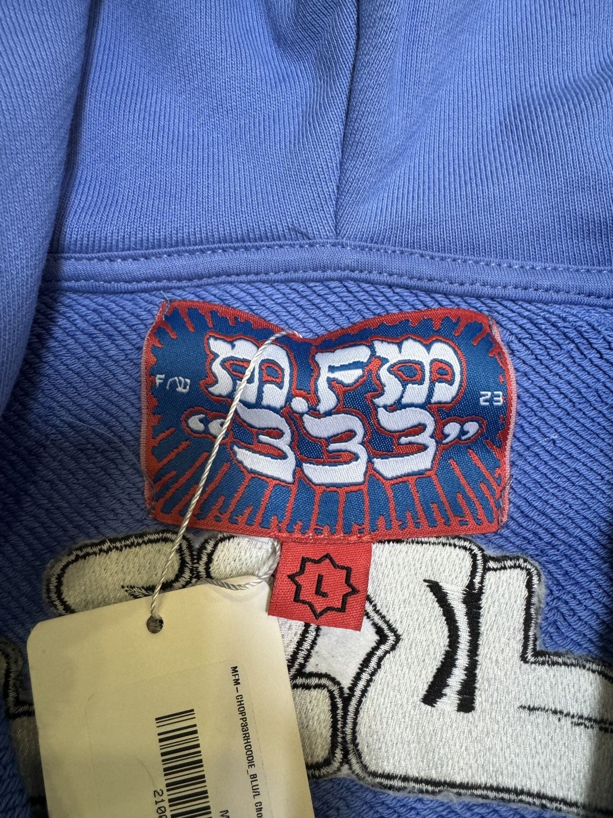 murd333r.fm New Murd333r.Fm Blue Chopp33r Zip Up Exclusive Size Large Size US L / EU 52-54 / 3 - 4 Thumbnail