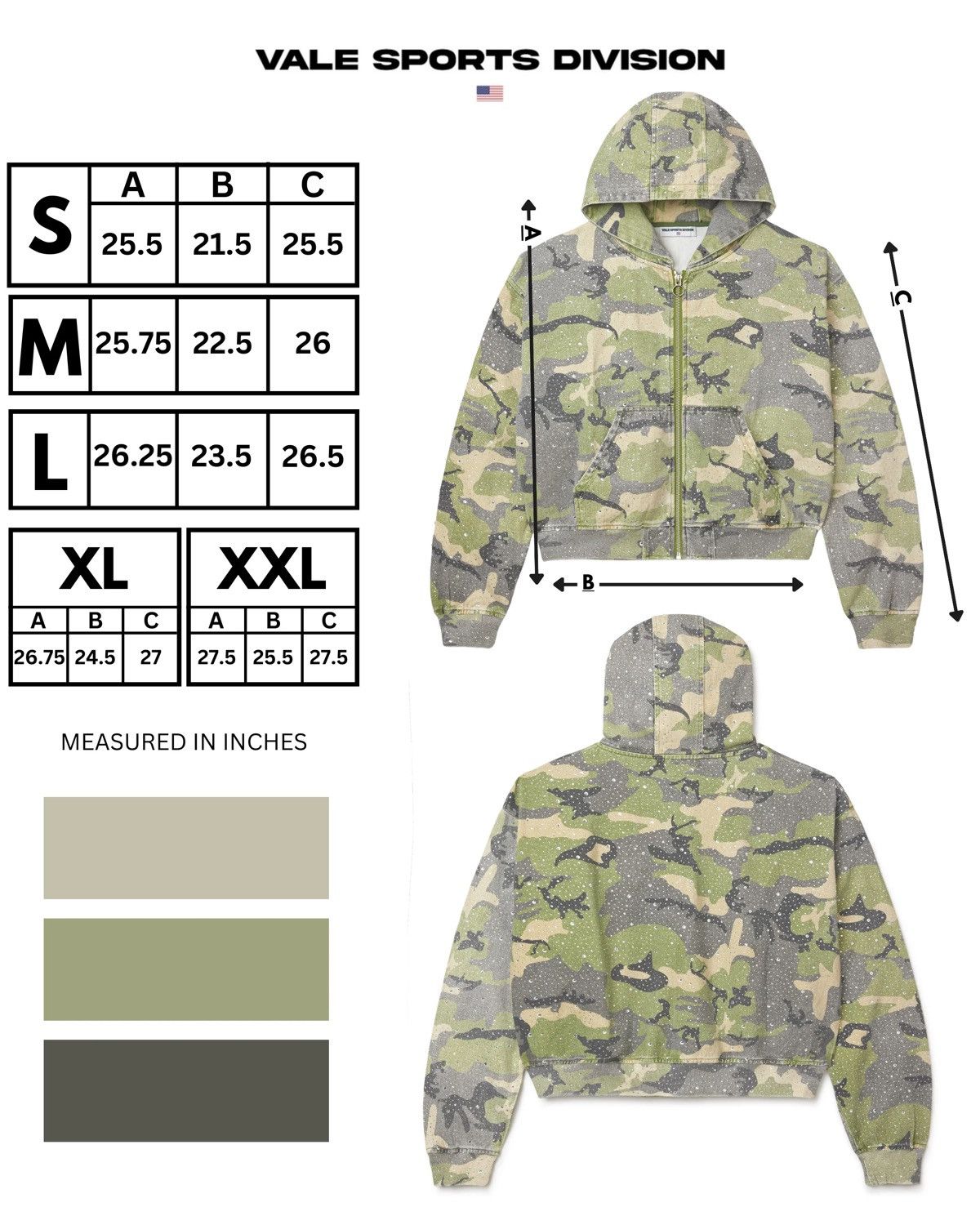 Vale Vale Forever Crystal Camo Work Jacket Size US L / EU 52-54 / 3 - 8 Thumbnail