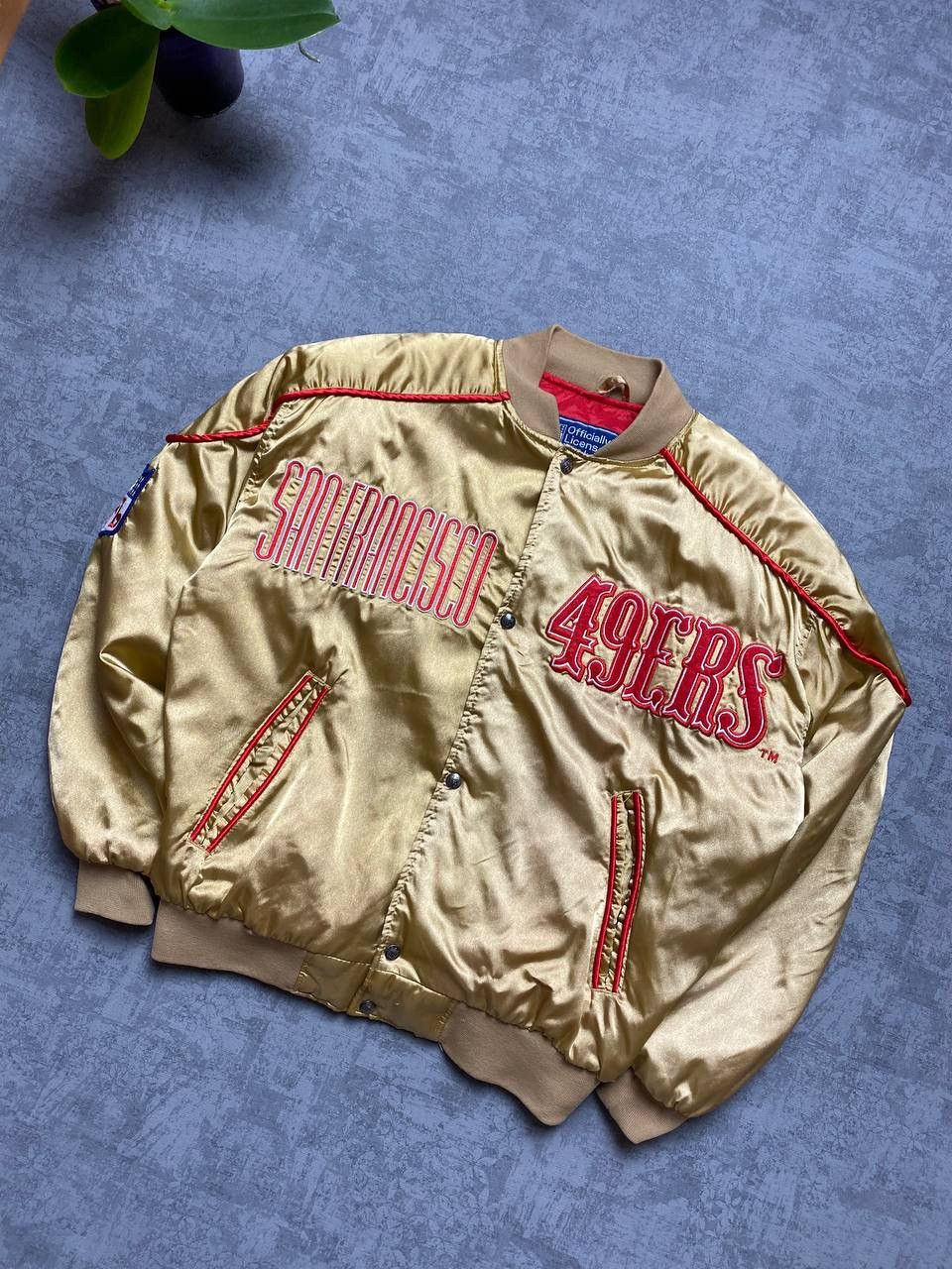 NFL VINTAGE SAN FRANCISCO 49ERS JACKET NFL CAMPRI TEAM LINE Size US M / EU 48-50 / 2 - 3 Thumbnail