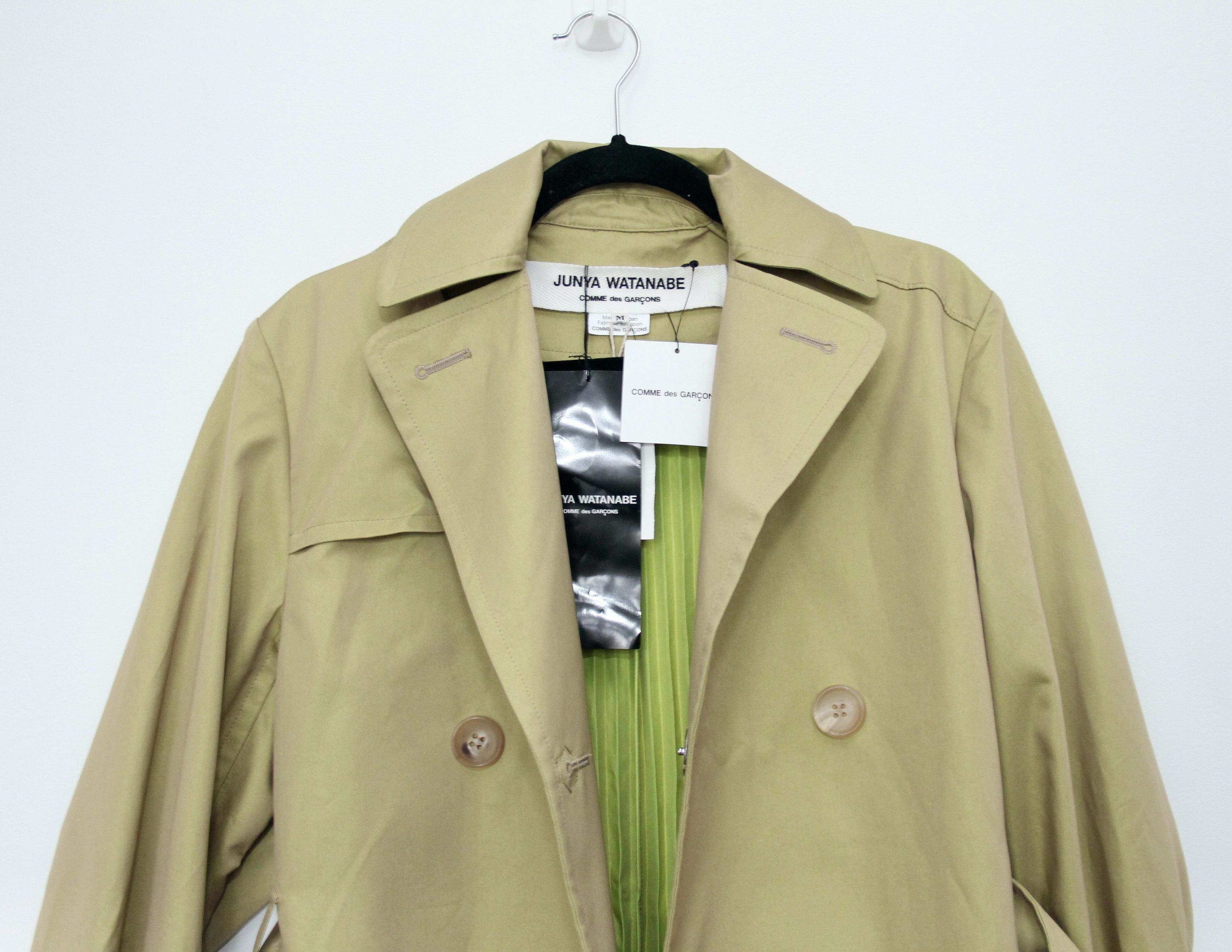 Junya Watanabe Junya Watanabe Comme des Garçons Pleated Trench Coat Size M / US 6-8 / IT 42-44 - 4 Thumbnail