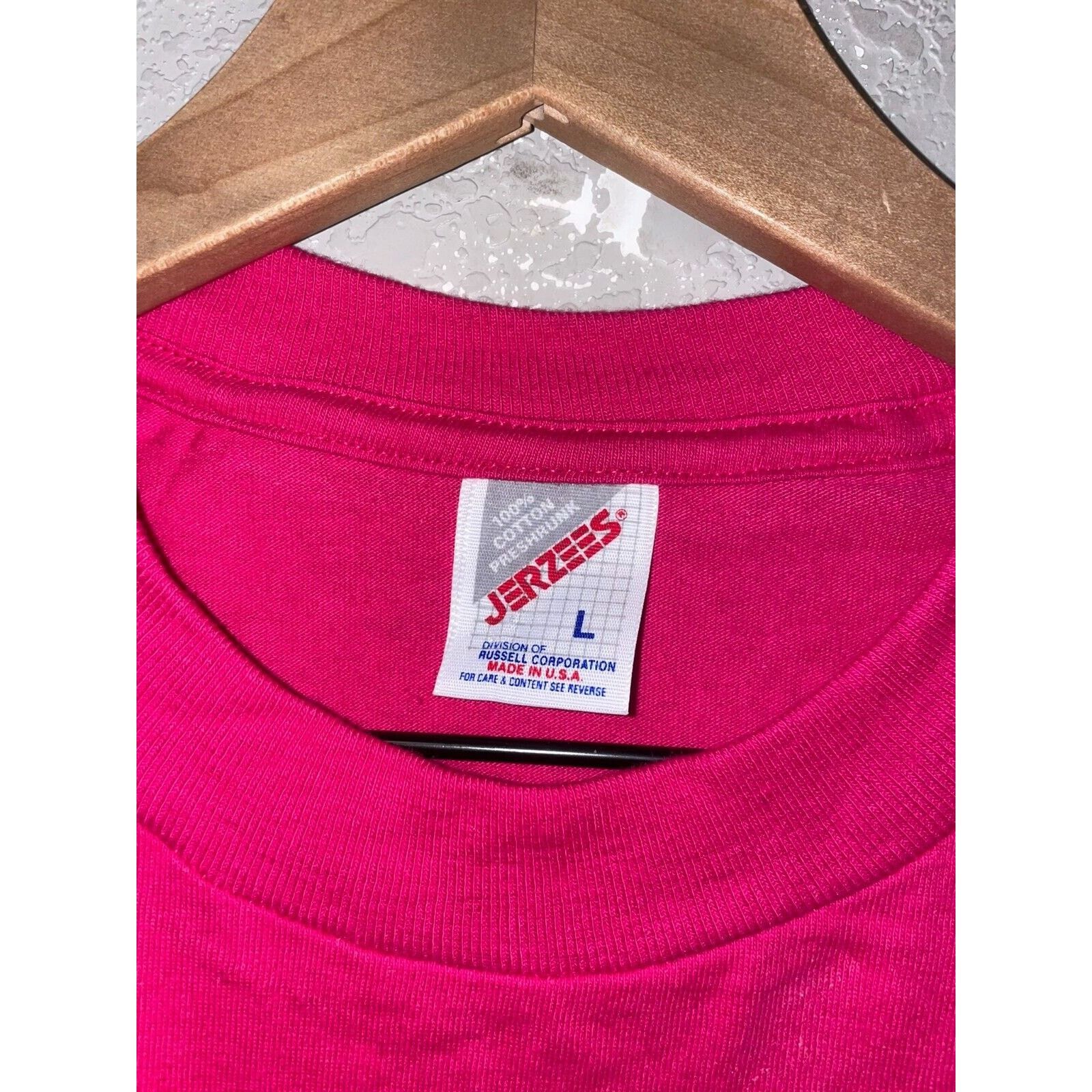 Jerzees Vintage Vermont Shirt Green Mountains Pink Tee 90s VTG Large Size US L / EU 52-54 / 3 - 7 Thumbnail