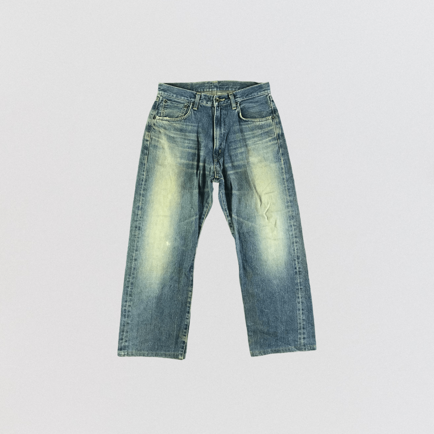 Edwin Vintage Blue Wash Edwin 505 Selvedge Jeans-JM3606 Size US 31 - 1 Thumbnail