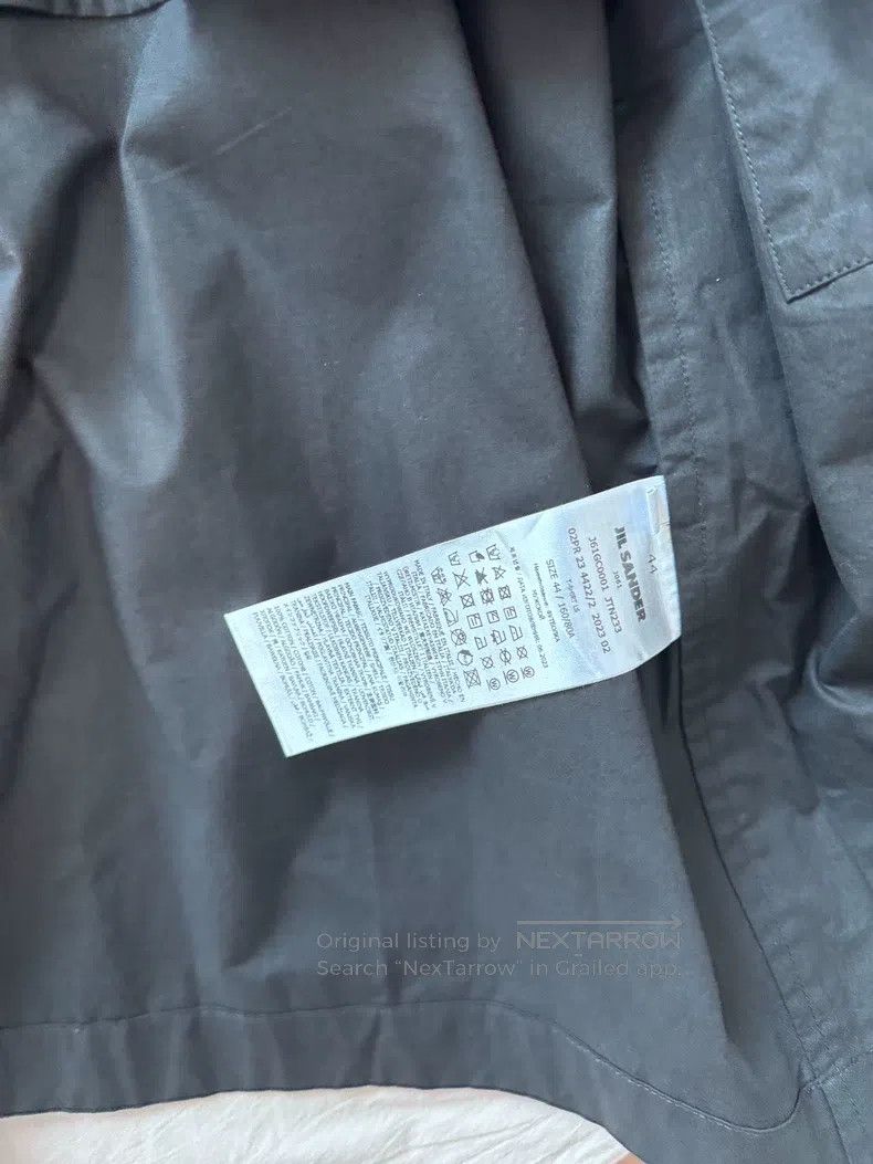 Jil Sander Jil Sander size 44 Black Windbreaker Jacket Size M / US 6-8 / IT 42-44 - 3 Thumbnail
