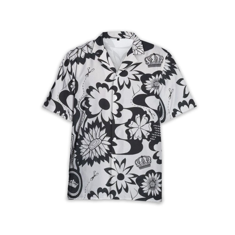 Designer Graphic-Print Short-Sleeve Shirt – Statement-Making Design Size US M / EU 48-50 / 2 - 3 Thumbnail