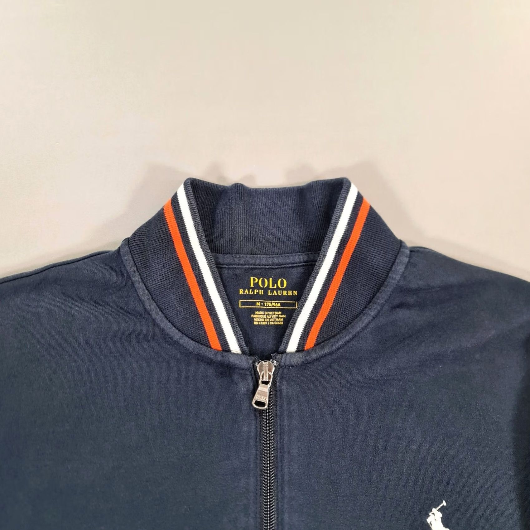 Polo Ralph Lauren Polo Ralph Lauren Tracksuit Jacket Mens Navy Blue Full Zip Pockets M Size US M / EU 48-50 / 2 - 2 Thumbnail
