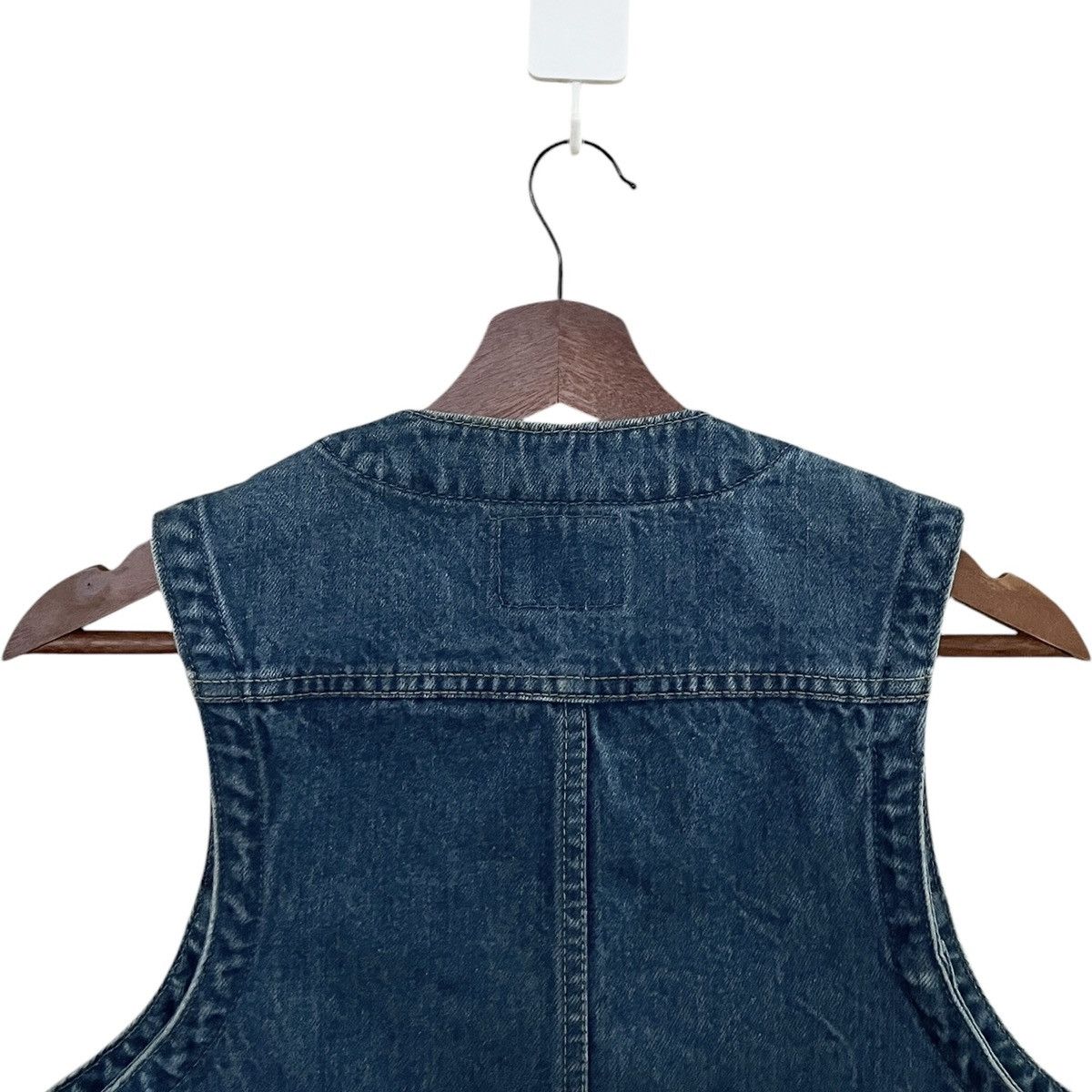 Big John × Vintage Vintage Brand Big John Denim Vest 1990s Size US M / EU 48-50 / 2 - 8 Thumbnail
