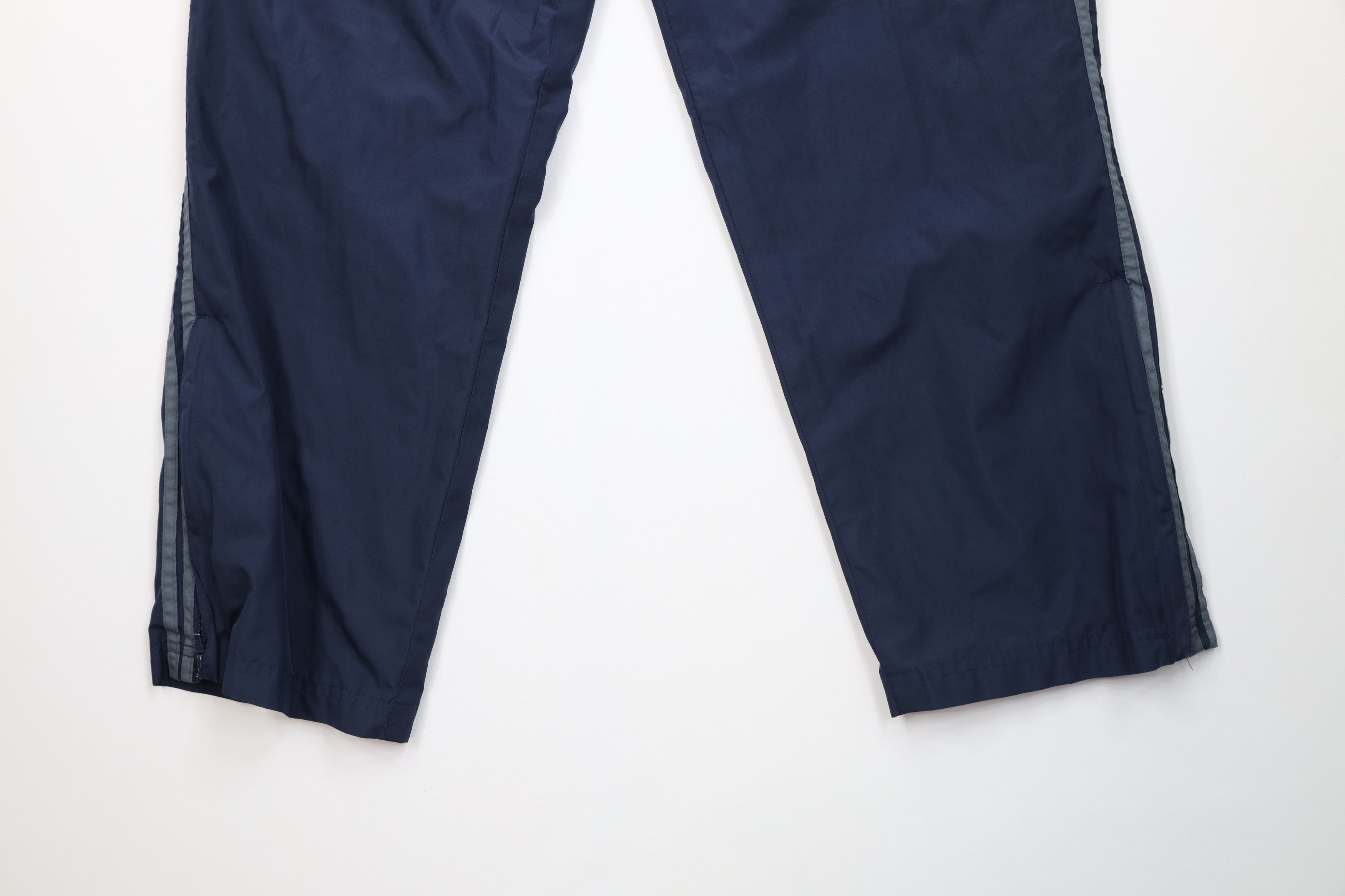 Champion Vintage 90s Champion Lined Wide Leg Windbreaker Pants Blue Size US 34 / EU 50 - 4 Thumbnail