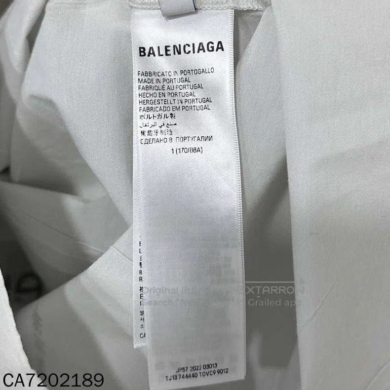 Balenciaga Balenciaga Error Loading Glaze Round Neck Short Sleeve Size US S / EU 44-46 / 1 - 6 Thumbnail