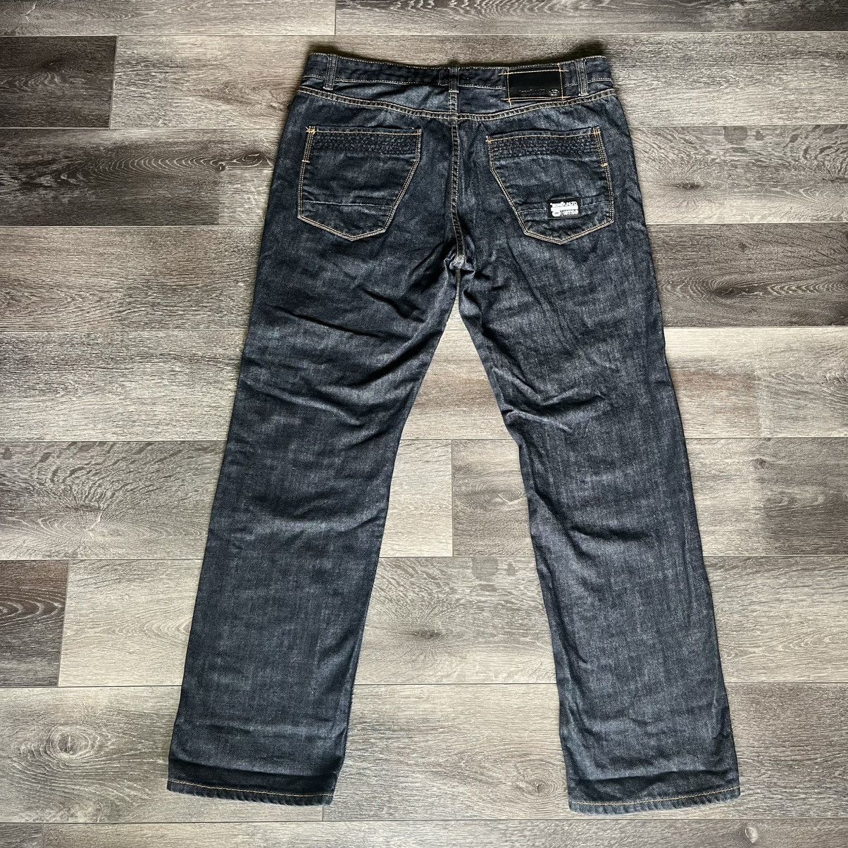 Ecko Unltd. Vintage Ecko Unlimited Biker Riveted Straight Denim Jeans 38 Size US 38 / EU 54 - 2 Thumbnail