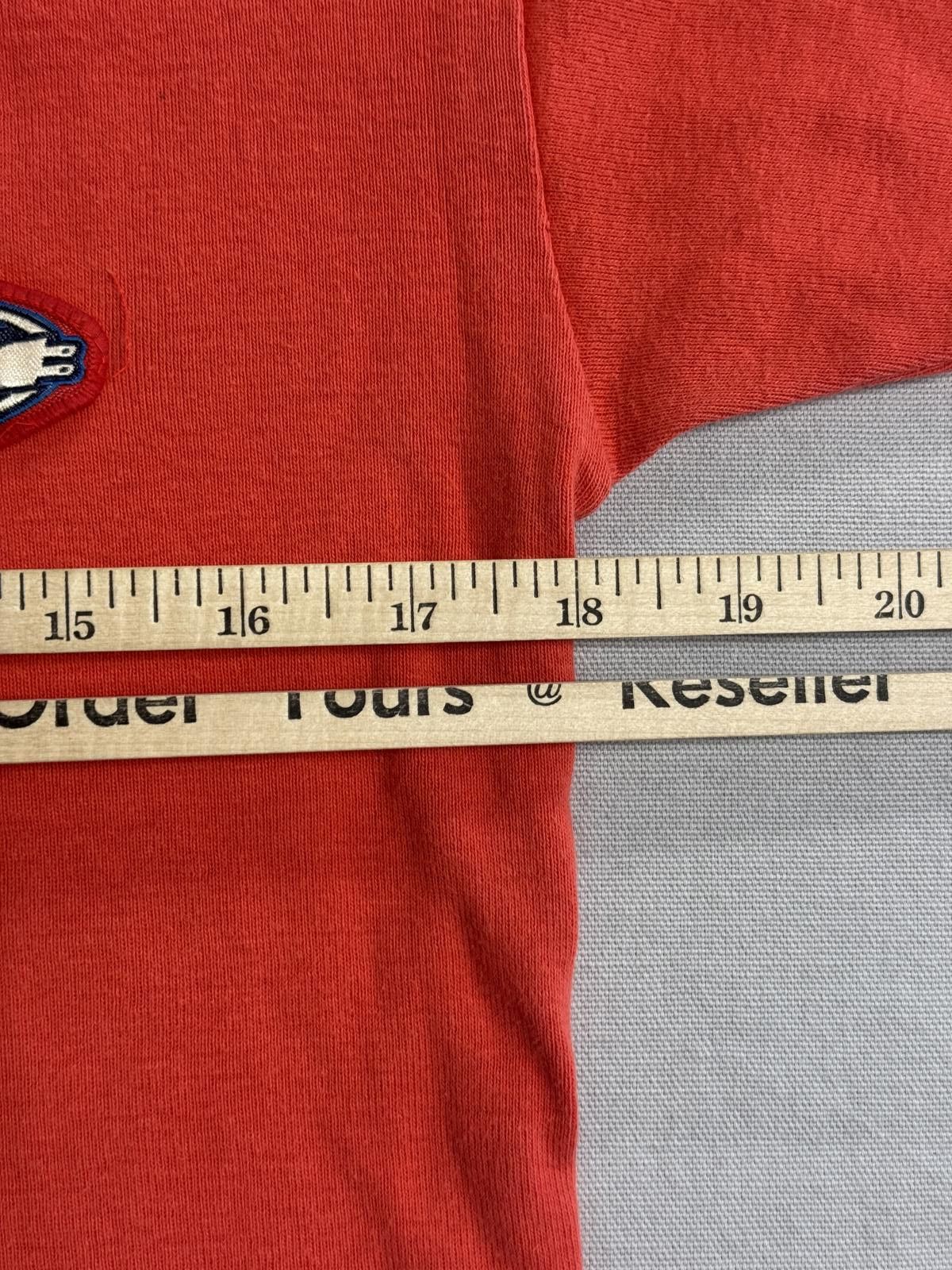 Other Plugg Jeanswear Soccer Tee - V-Neck Y2K Red Soccer Shirt -M Size US M / EU 48-50 / 2 - 7 Thumbnail