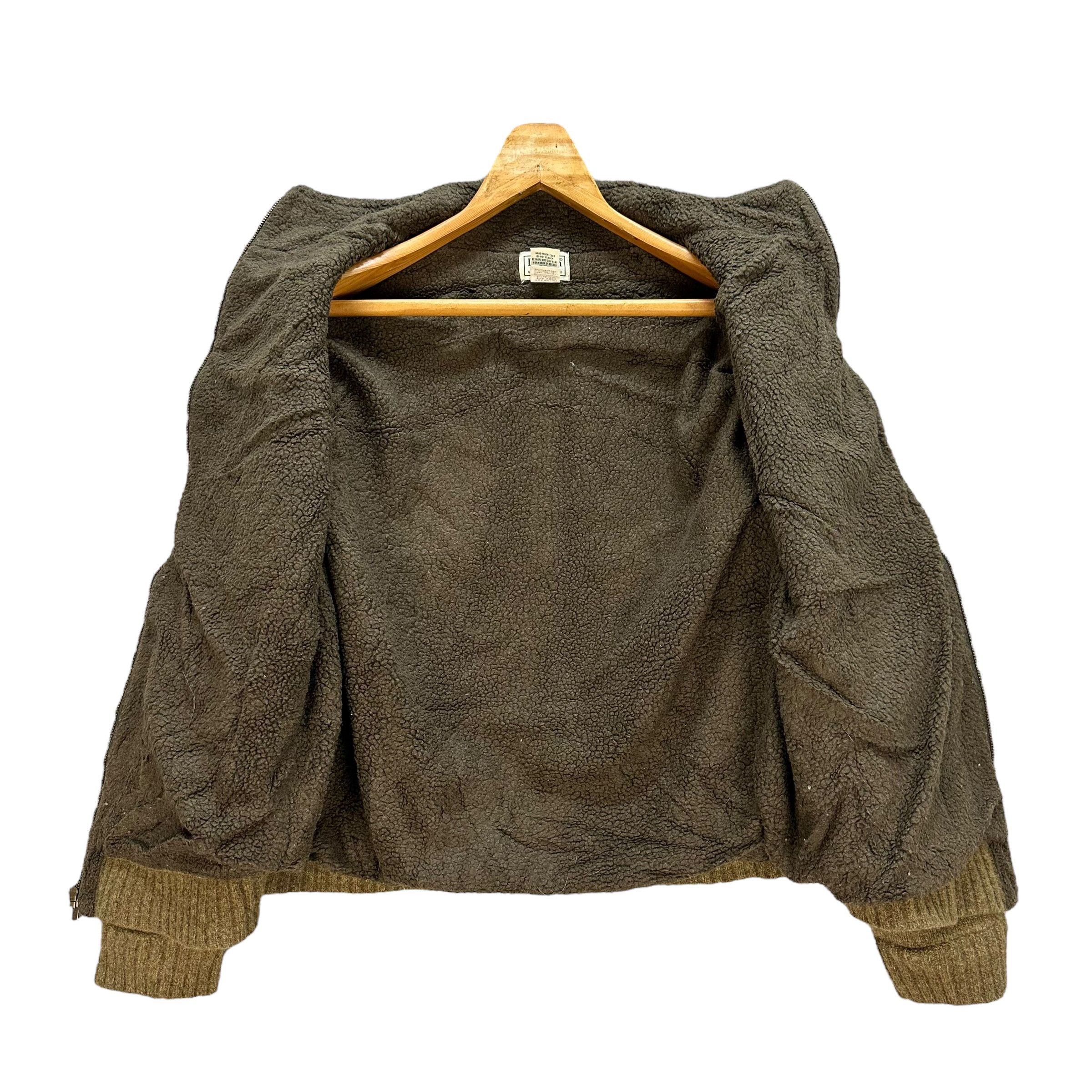 L.L. Bean L.L. Bean Sherpa Turtle Neck Lambs Wool Jacket #A21-0498 Size L / US 10 / IT 46 - 7 Thumbnail