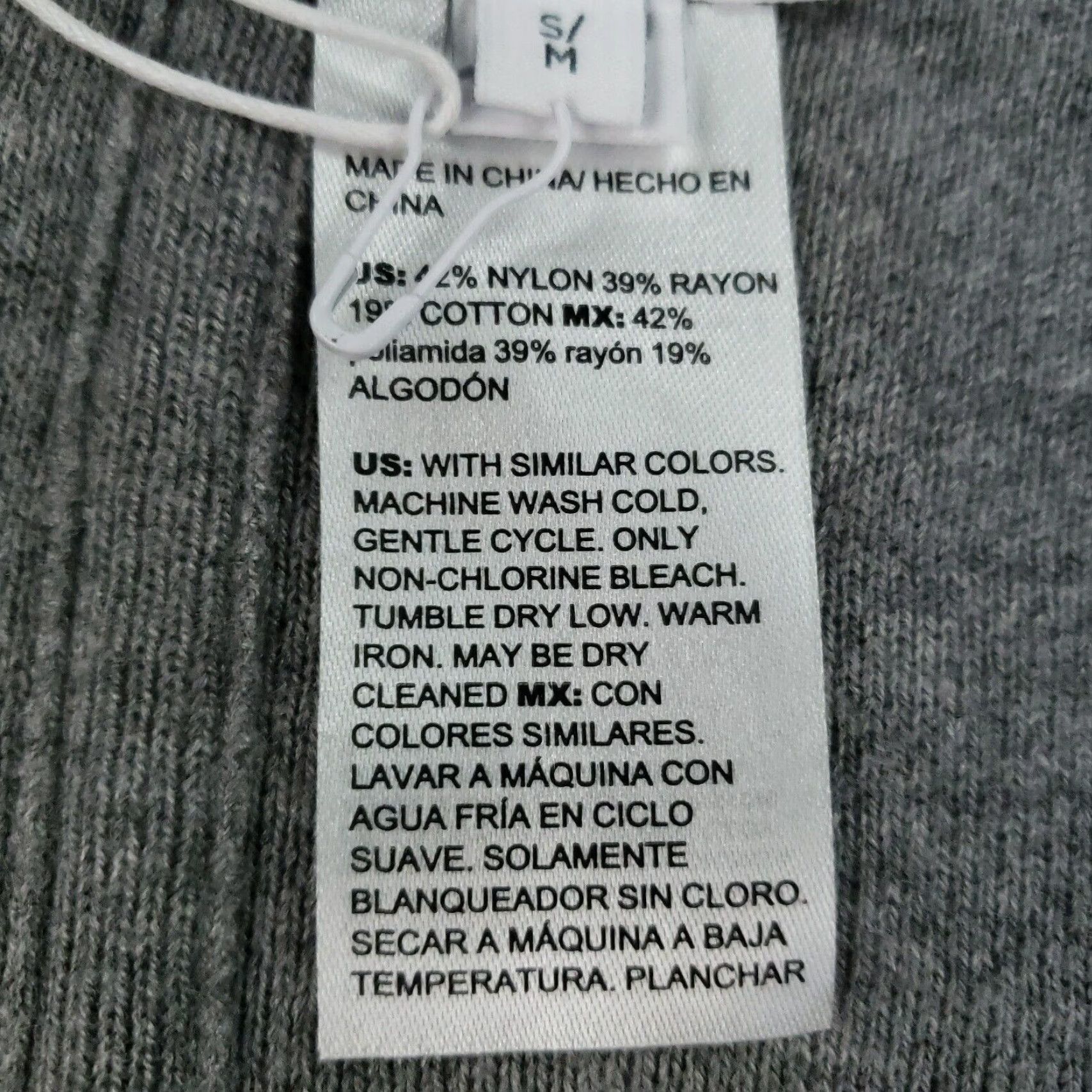 Vintage Chico’s Covering Ruana Poncho Gray Graphite Womens Small Wrap Reversible NWT Size ONE SIZE - 6 Thumbnail