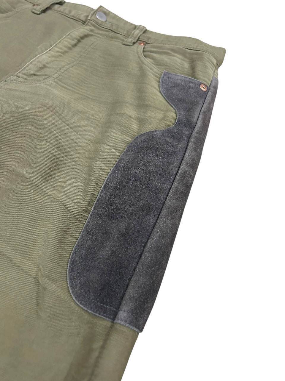Comme des Garcons Homme Archive A/W 2001 CDG Homme Cowhide Patches Pant Size US 31 - 2 Thumbnail