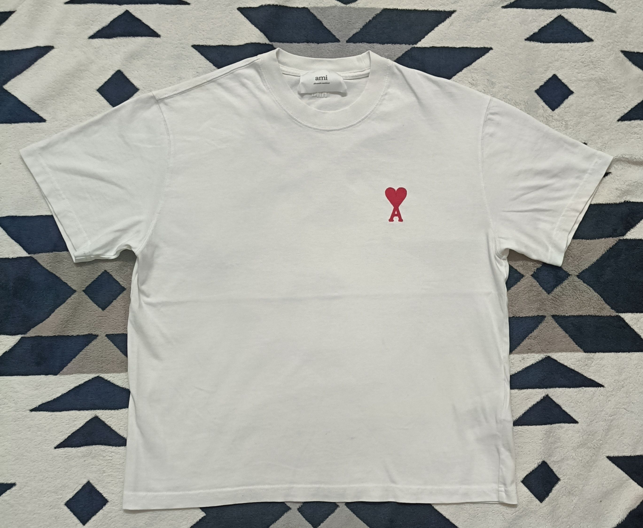 AMI 🔥🔥 Ami De Coeur Boxy White Tee Size US XS / EU 42 / 0 - 2 Thumbnail