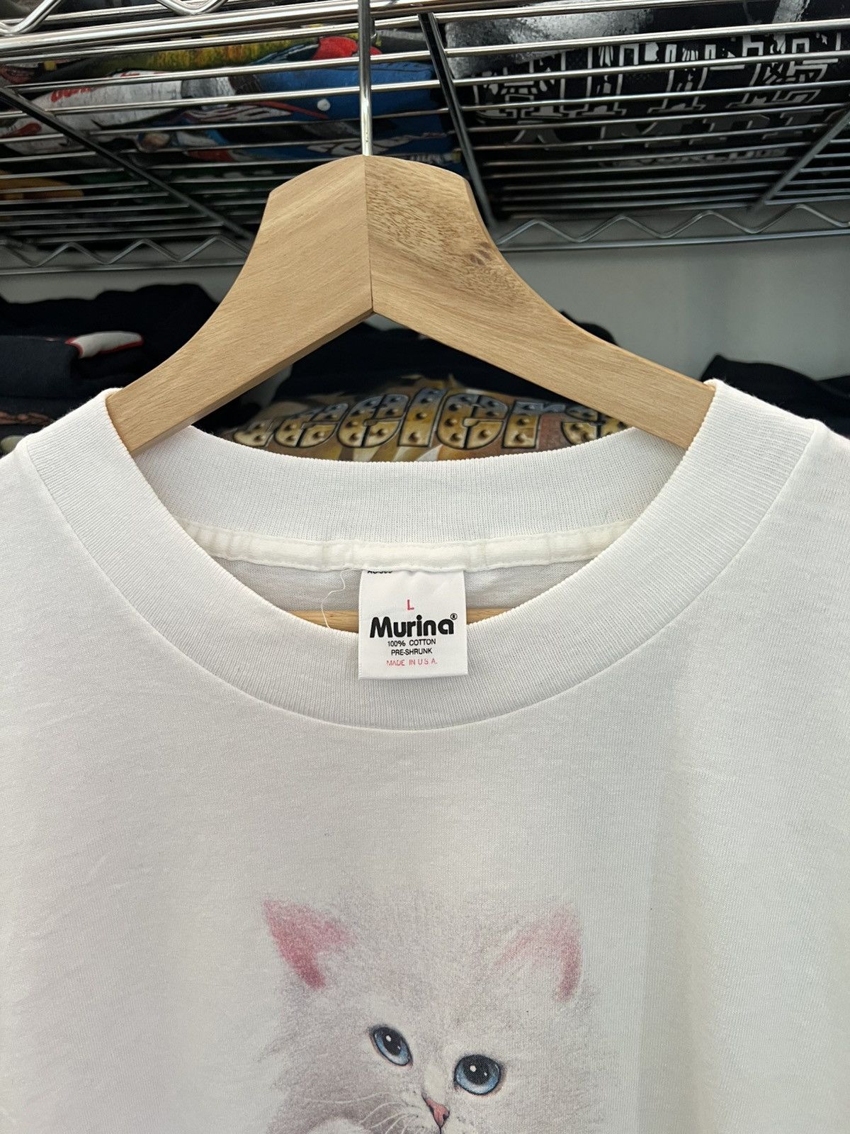 Arts & Science 1991 Harrison Cat Love Single Stitch Tee Size US L / EU 52-54 / 3 - 5 Thumbnail
