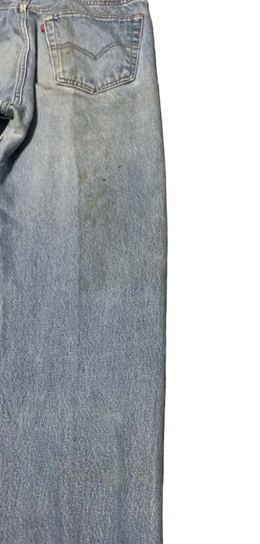 Levi's Vintage 90s Levis 501 Straight Leg Jeans Distressed Size US 32 / EU 48 - 6 Thumbnail