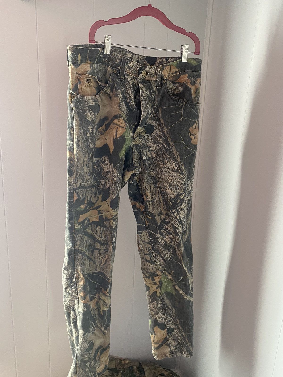 Designer × Vintage Vintage Camo Denim Pants Size US 34 / EU 50 - 1 Thumbnail