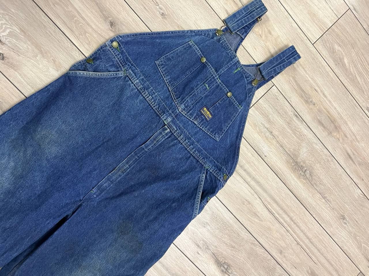 Oshkosh Vintage OshKosh Bgosh Denim Overalls 42x30 USA Union Vestbak Size US 42 / EU 58 - 6 Thumbnail