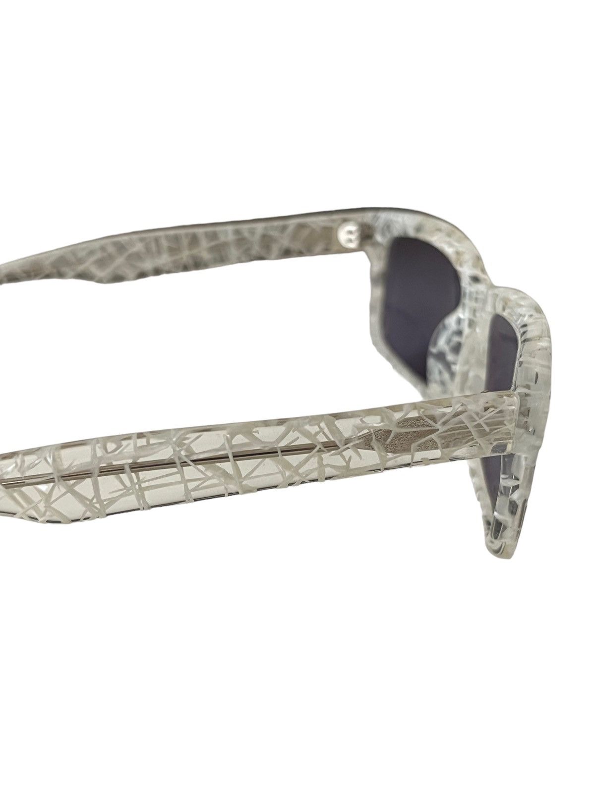 Linda Farrow × Raf Simons 1/1 Cracked-effect sunglasses Size ONE SIZE - 7 Thumbnail