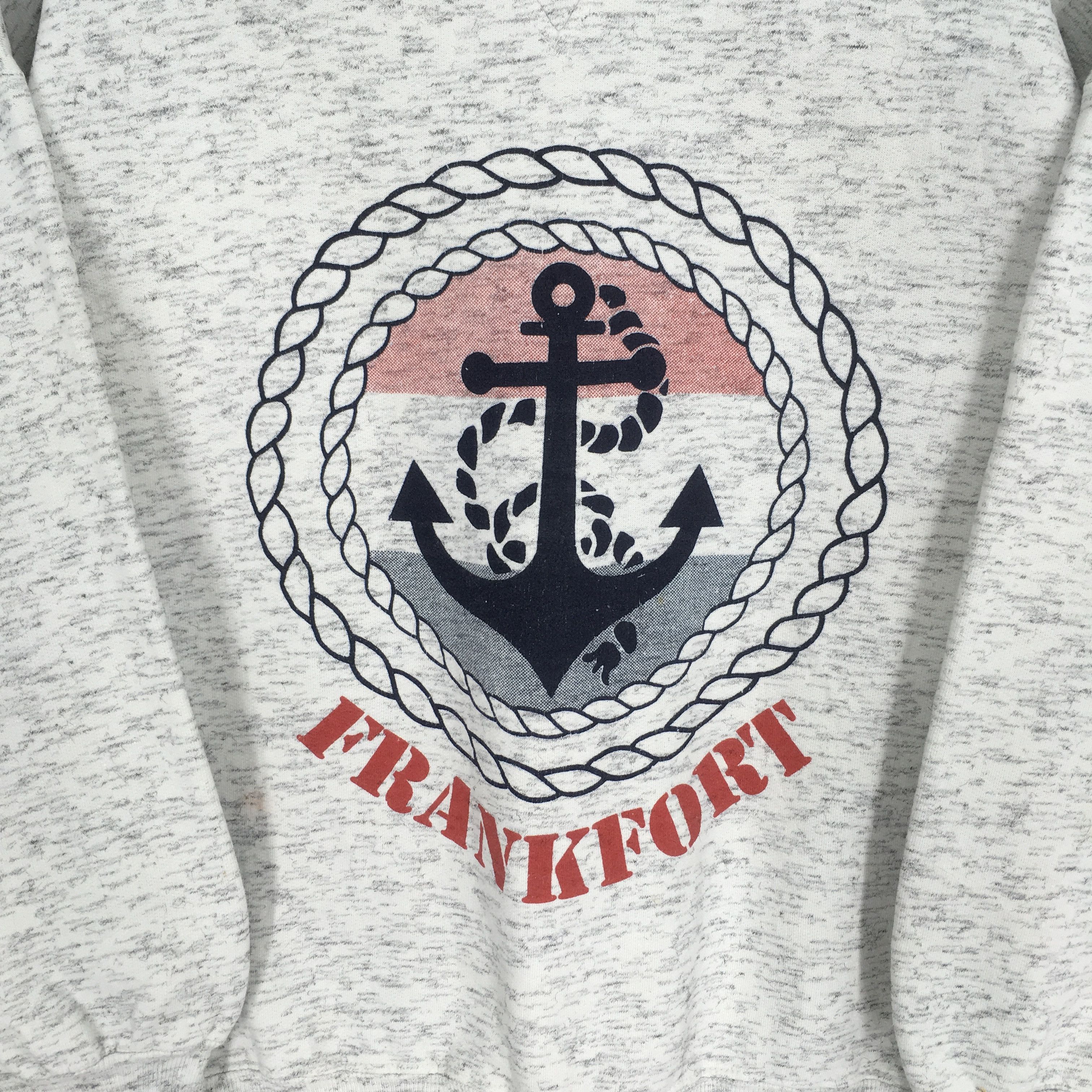 Vintage vintage grey sweatshirt - 350 Size US XL / EU 56 / 4 - 3 Thumbnail