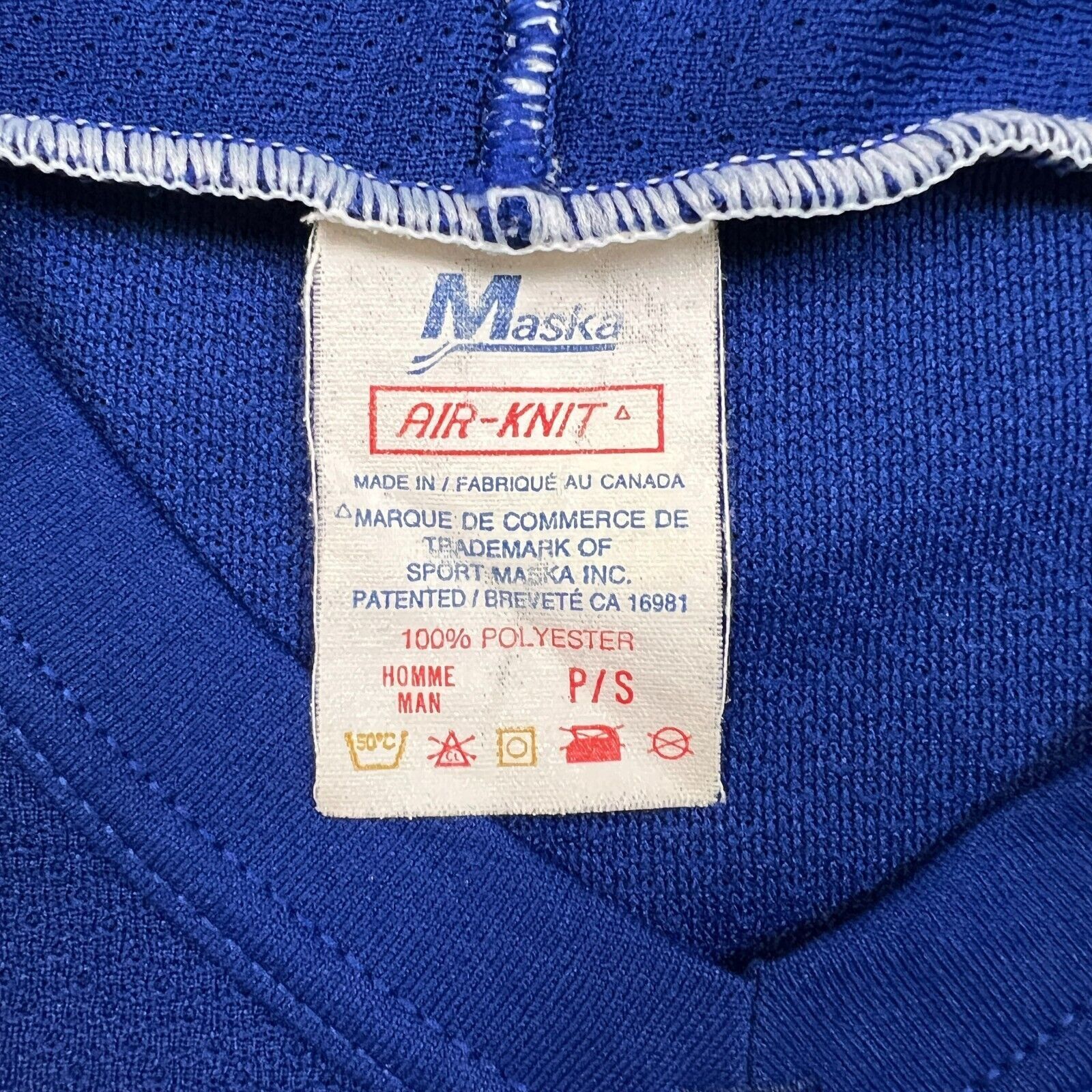 Ccm × NHL × Vintage 90s CCM New York Rangers Hockey Jersey Small Knit Sewn NHL Size US S / EU 44-46 / 1 - 9 Thumbnail