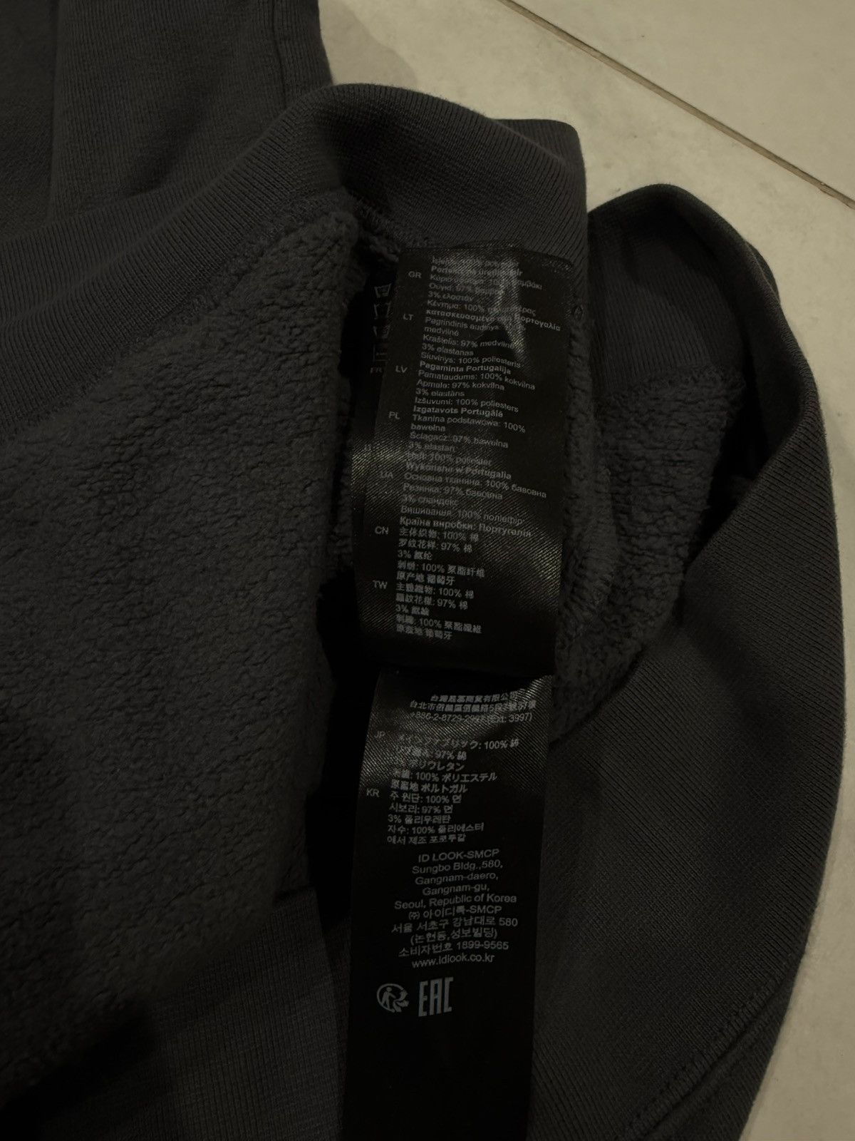 Sandro Sandro Paris Charcoal Label Hoodie Size US M / EU 48-50 / 2 - 7 Thumbnail