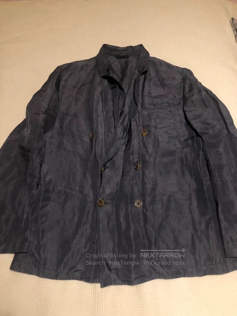 Hermes Hermes size 56 Suits jacket 60% linen 40% copper ammonia fi Size 54R - 2 Thumbnail