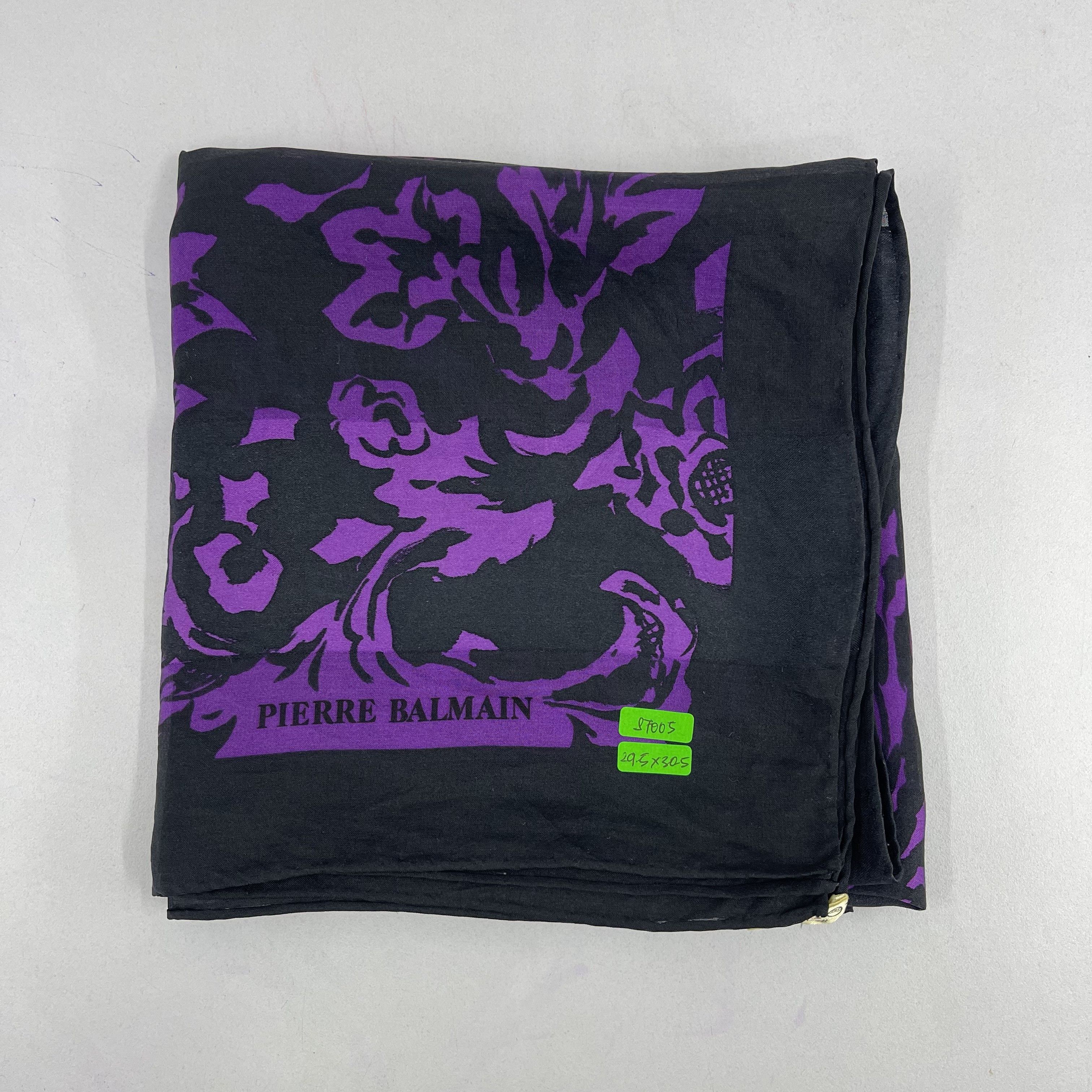 Pierre Balmain Vintage Pierre Balmain Silk Scarf - S7005 Size ONE SIZE - 7 Thumbnail