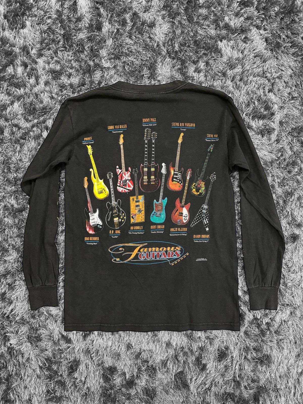 Almost Famous Vtg Vintage 1999 Famous Guitars Shirt Long Sleeve Size US XS / EU 42 / 0 - 4 Thumbnail
