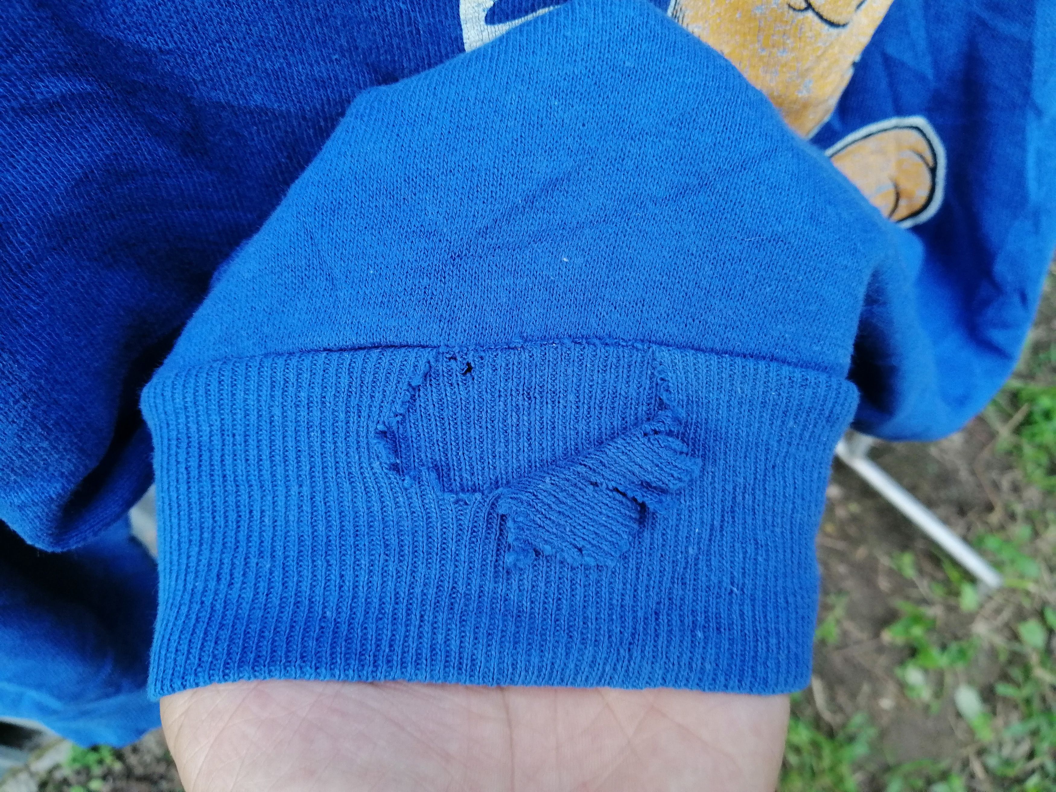 Velva Sheen 70s Rare Garfield South Dakota Vintage Sweater 22.5/25 Size US L / EU 52-54 / 3 - 5 Thumbnail