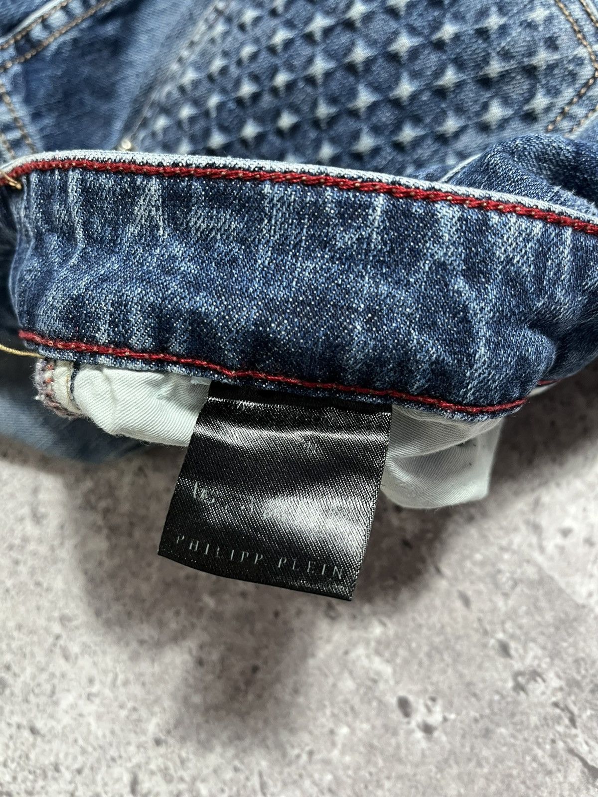 Philipp Plein Philipp Plein Cowboy ILLegal Fight Club Straight Cut Jeans Size US 32 / EU 48 - 20 Thumbnail