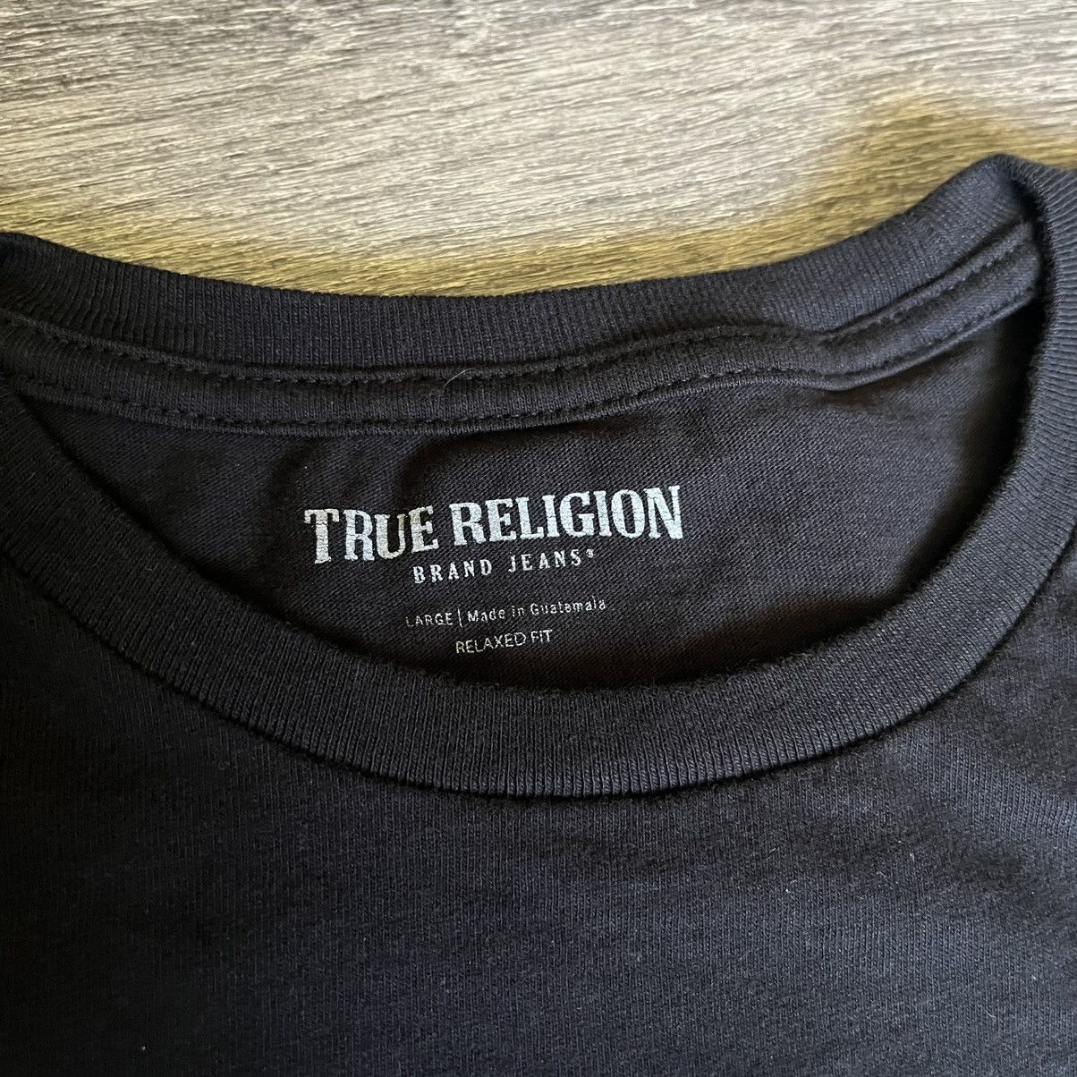 True Religion × Vintage Vintage True Religion Tiger Crafted Relaxed Graphic Logo Tee Size US L / EU 52-54 / 3 - 4 Thumbnail