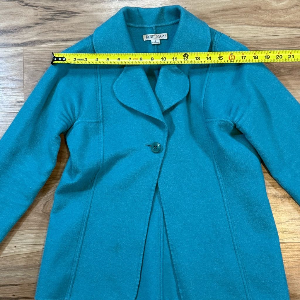 Pendleton Pendleton Women’s Wool Jacket S Teal Size S / US 4 / IT 40 - 4 Thumbnail